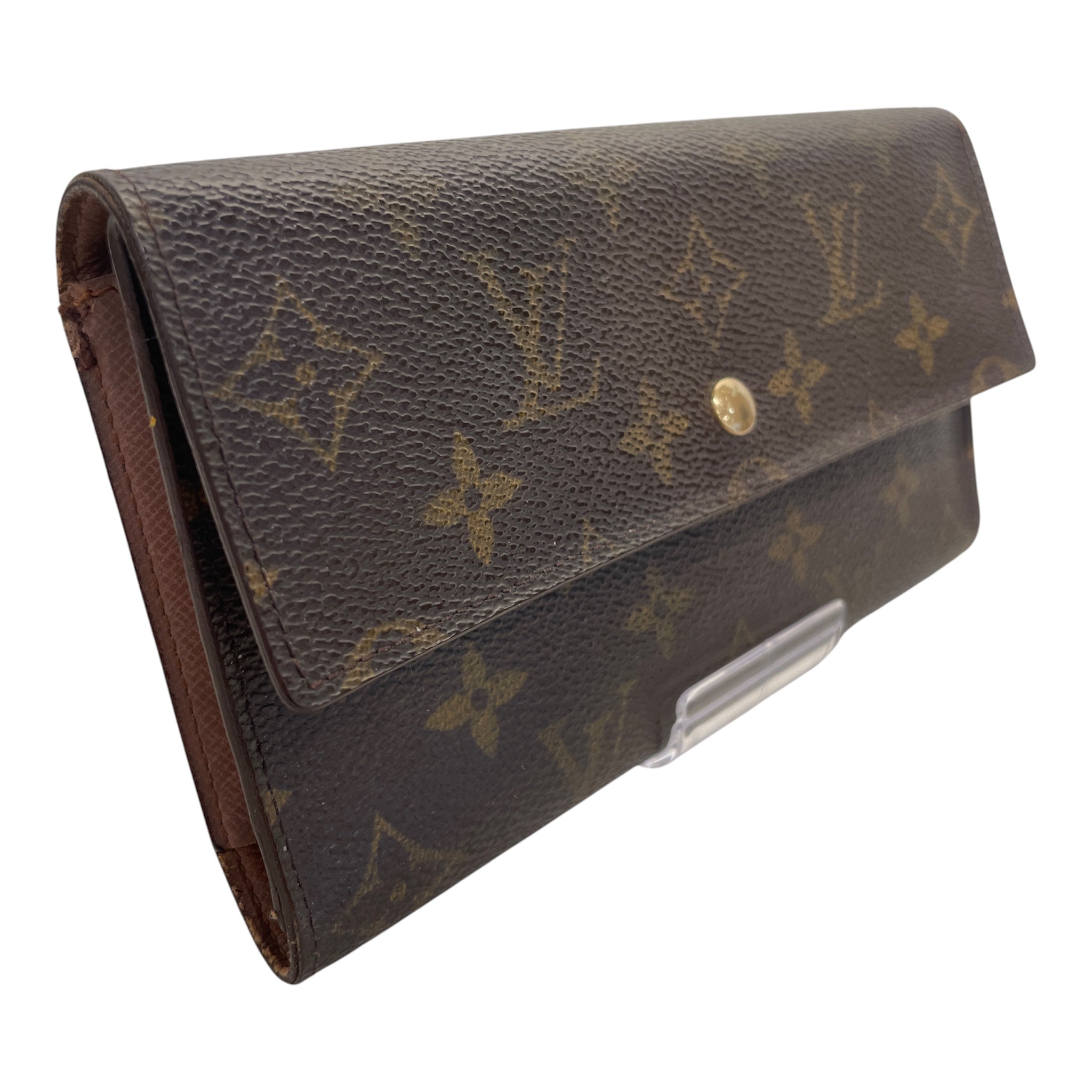 LOUIS VUITTON/Trifold Wallet/Monogram/Leather/BRW/ view 6