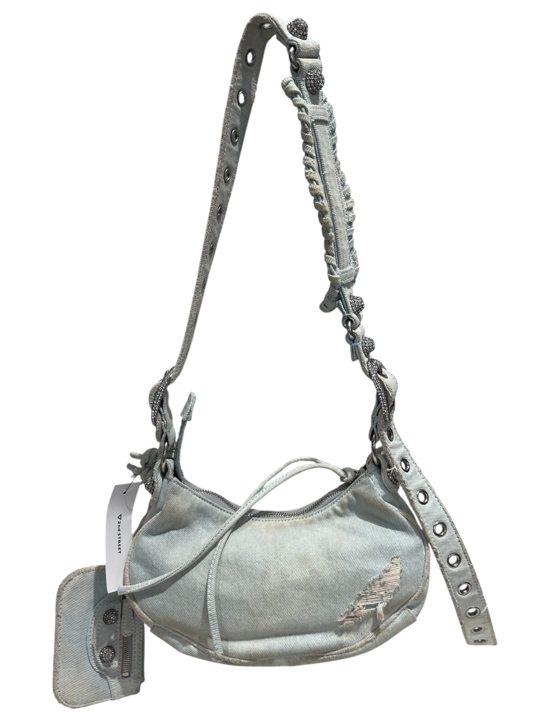 BALENCIAGA/Hand Bag/Denim/BLU/Balenciaga Le Cagole view 2
