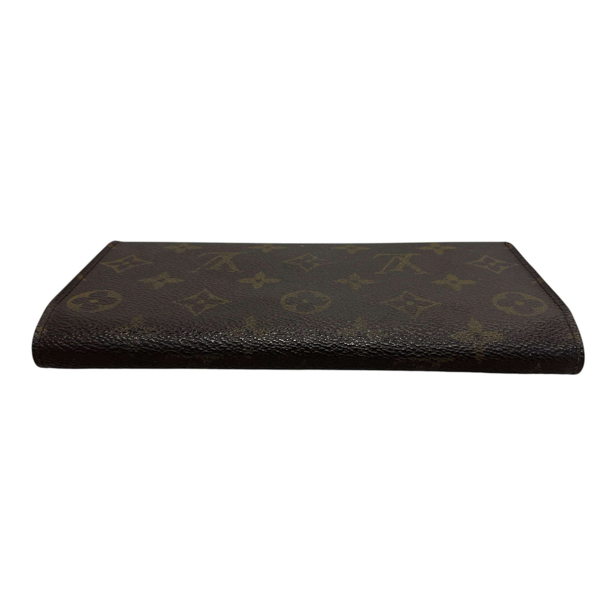 LOUIS VUITTON/Trifold Wallet/Monogram/Leather/BRW/ view 3