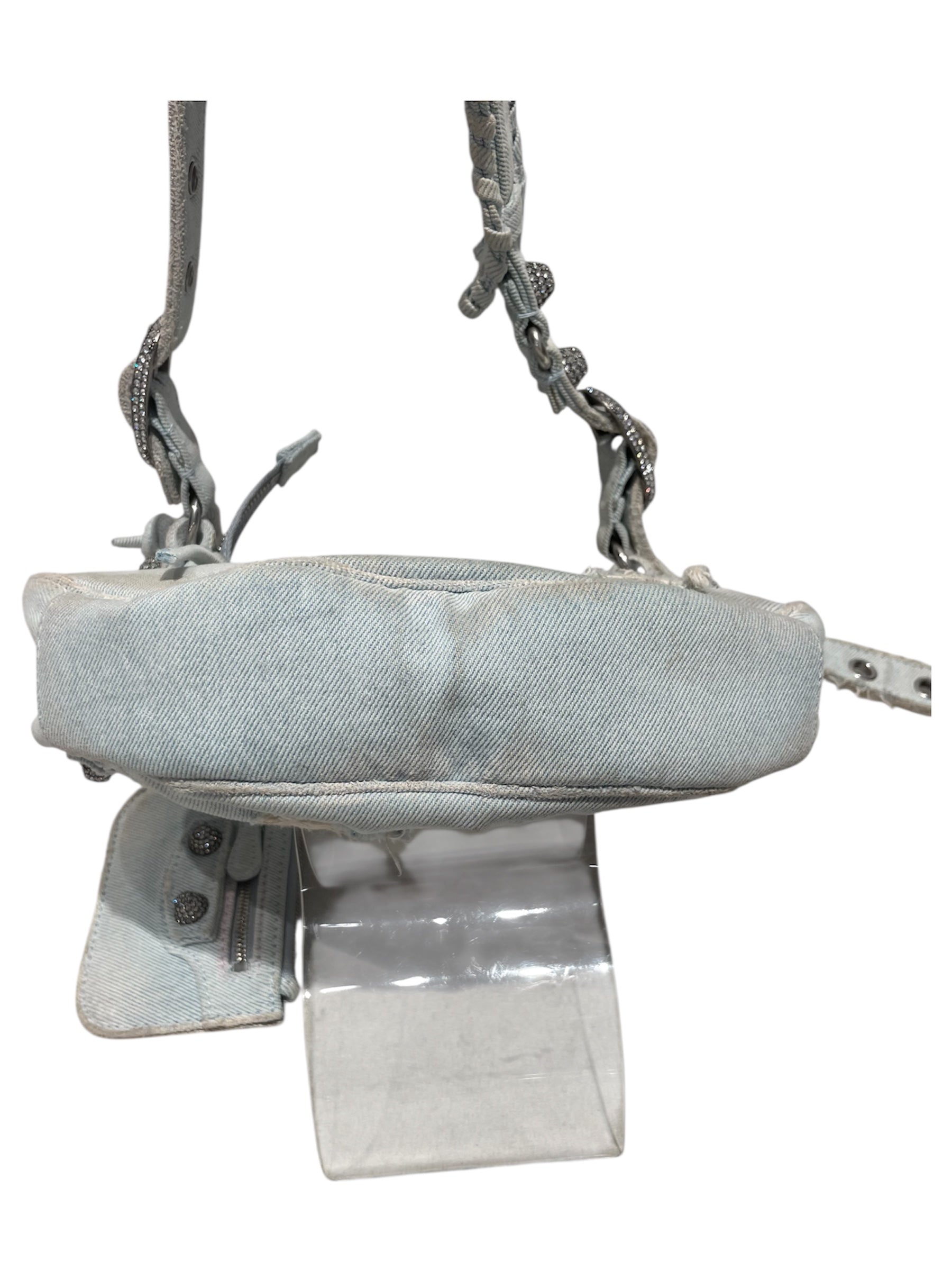 BALENCIAGA/Hand Bag/Denim/BLU/Balenciaga Le Cagole view 3