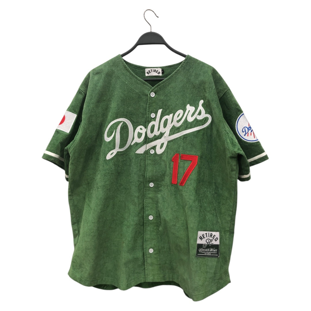 Retired From Society/3|4S Cut & Sew/L/Cotton/GRN/Shohei Ohtani Cord Jersey view 1