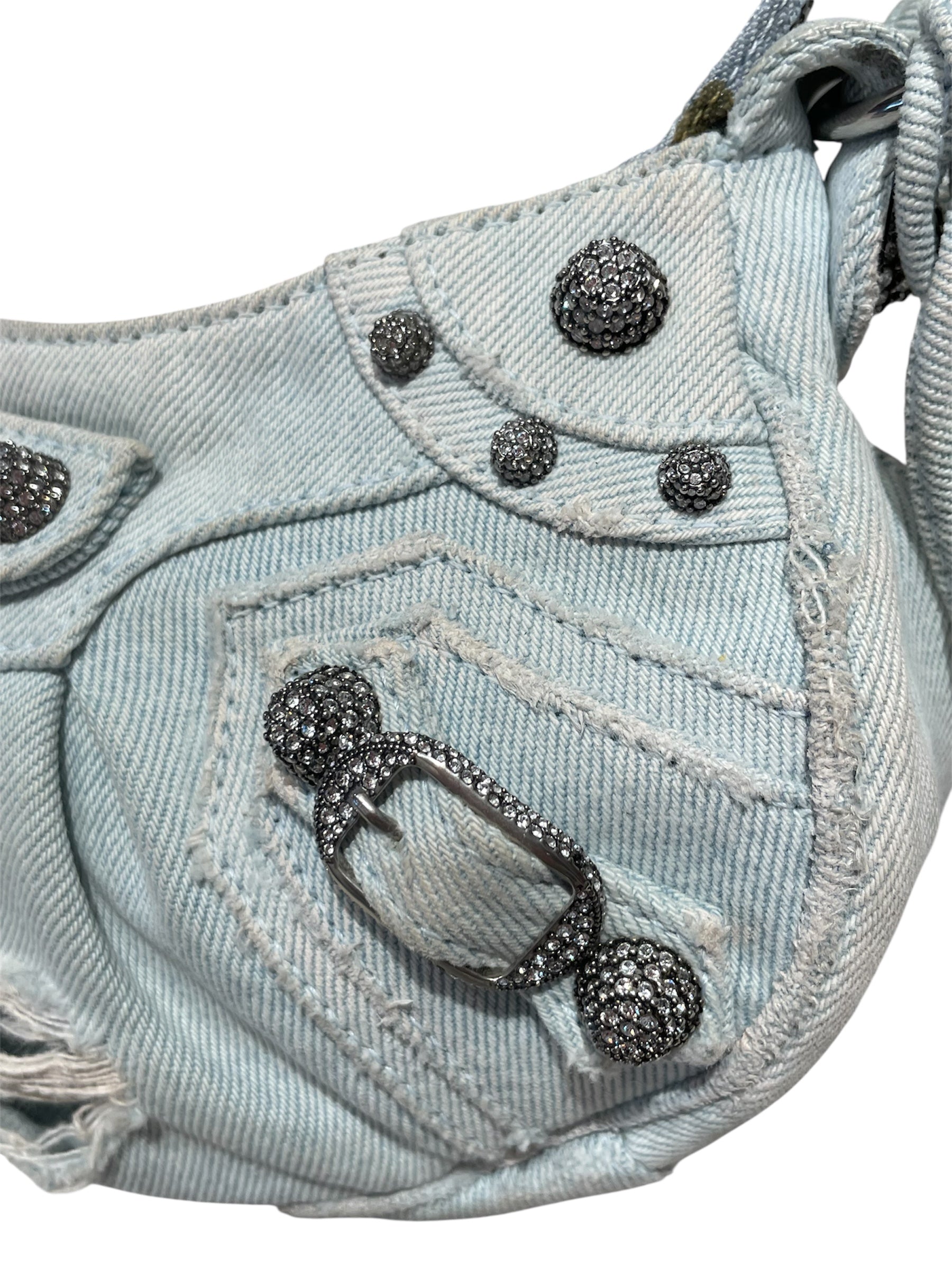 BALENCIAGA/Hand Bag/Denim/BLU/Balenciaga Le Cagole view 6