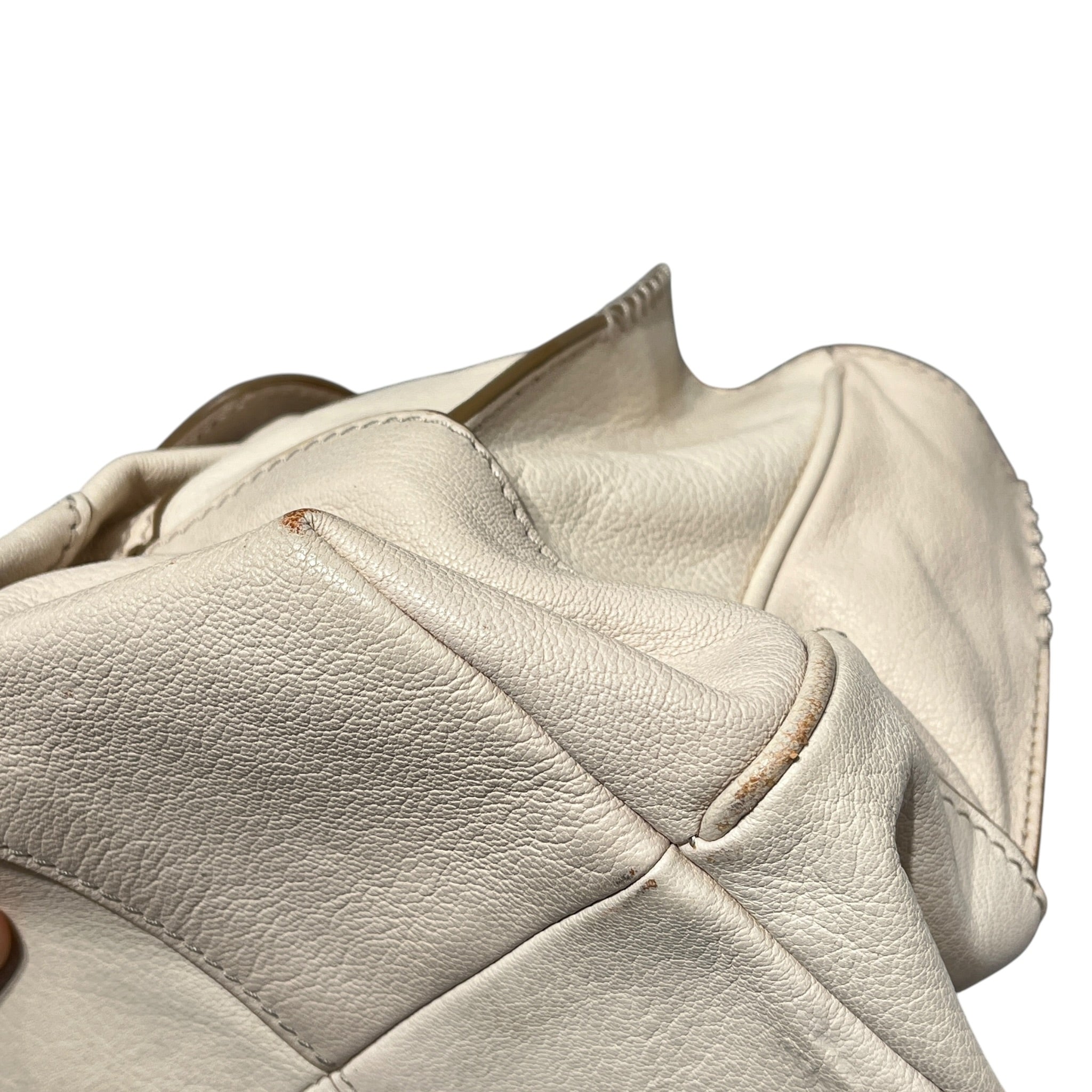 CELINE/Hand Bag/Leather/CRM/VINTAGE BOOGIE/SILVER/HORSE view 11