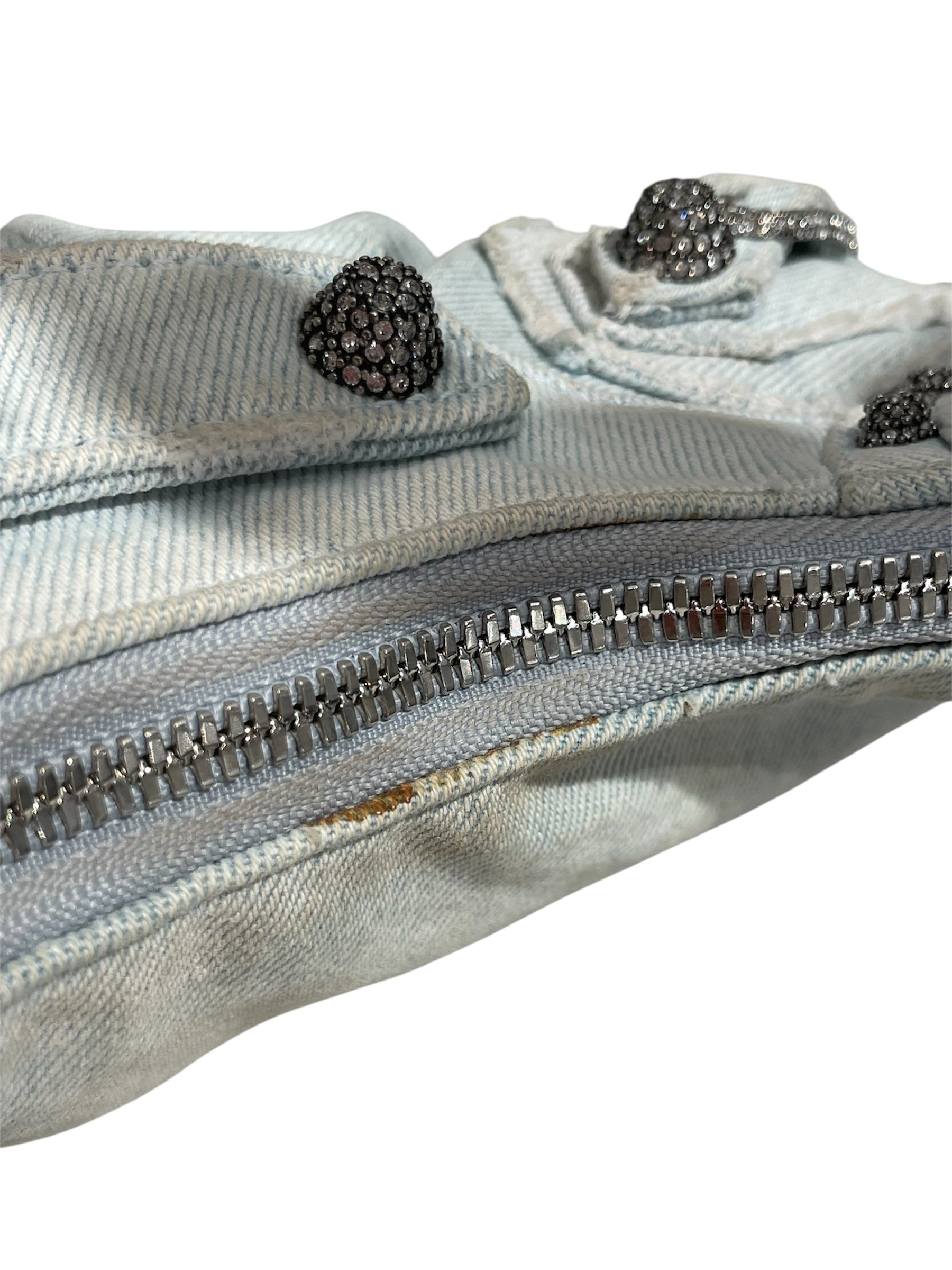 BALENCIAGA/Hand Bag/Denim/BLU/Balenciaga Le Cagole view 8