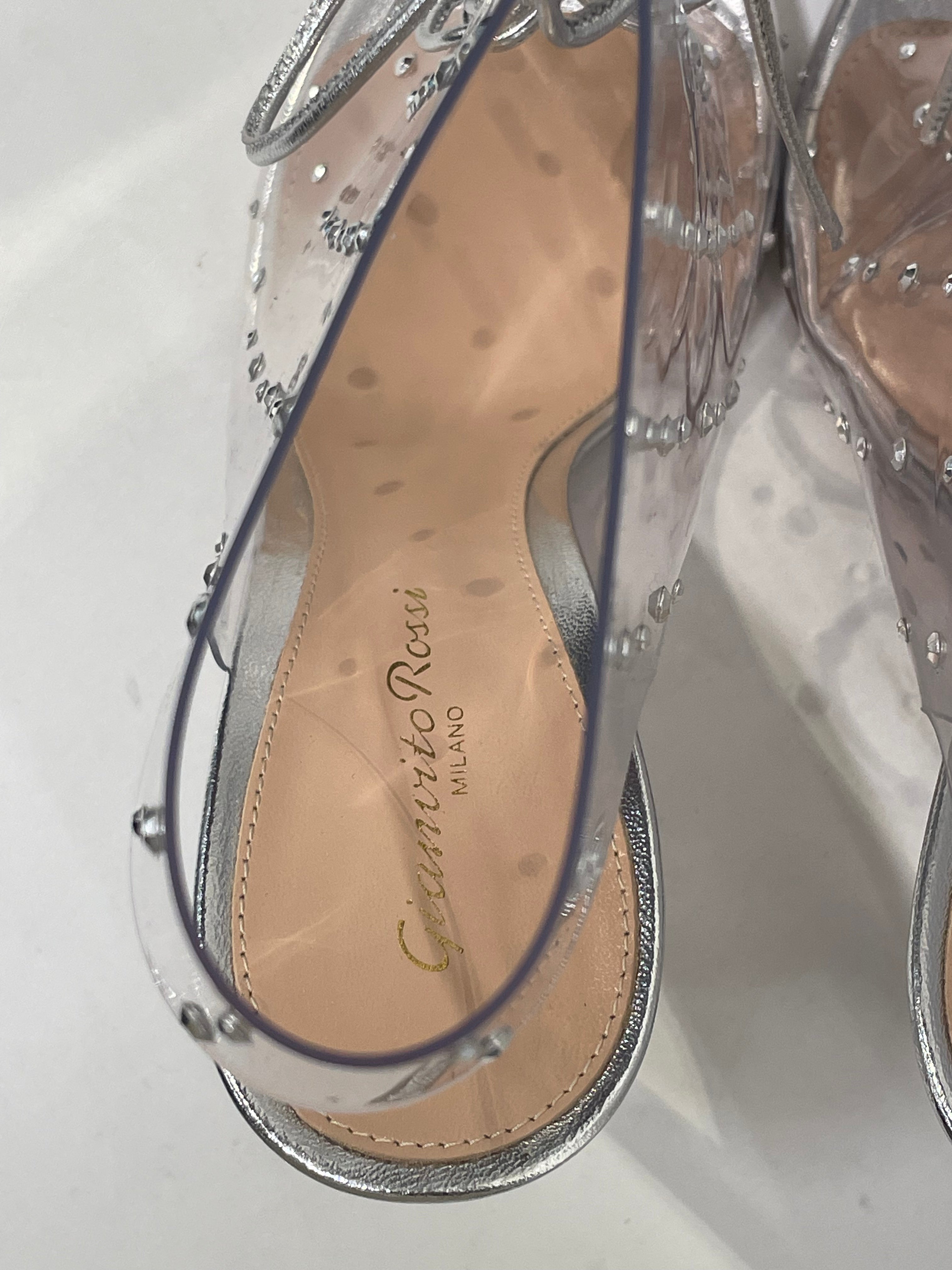 Gianvito Rossi/Heels/EU 39/Acrylic/CLR/ view 3