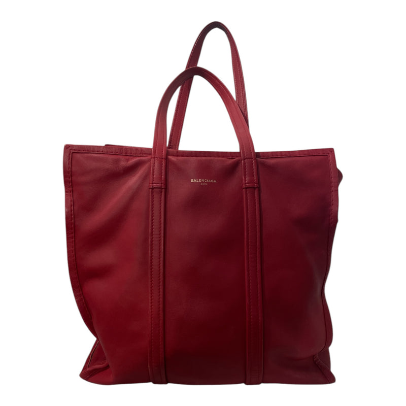 BALENCIAGA/Tote Bag/Leather/RED/Bazar Shopper Tote