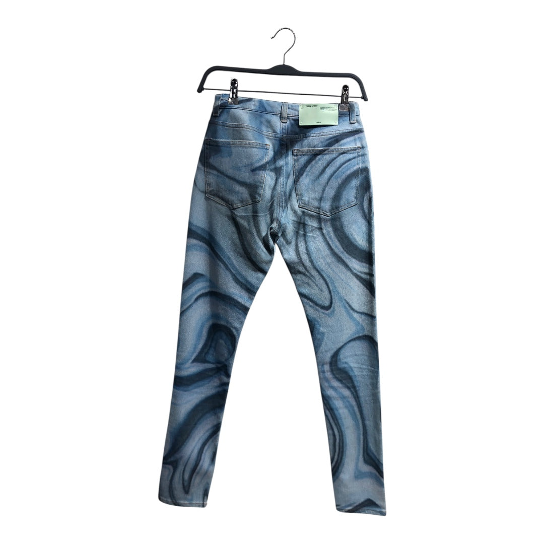OFF-WHITE/Skinny Pants/25/All Over Print/Cotton/IDG/ view 2
