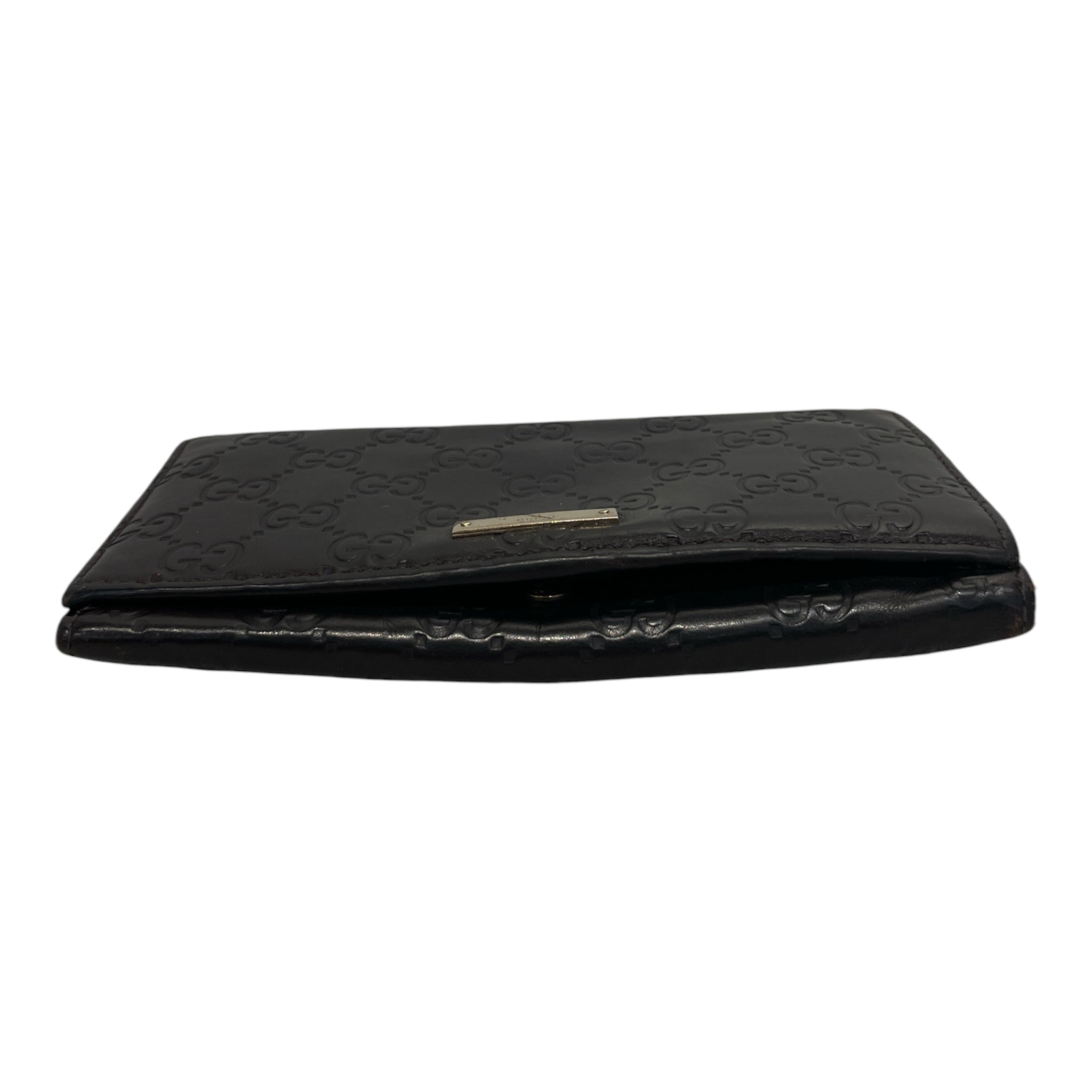 GUCCI/Long Wallet/Monogram/Faux Leather/BRW/ view 3