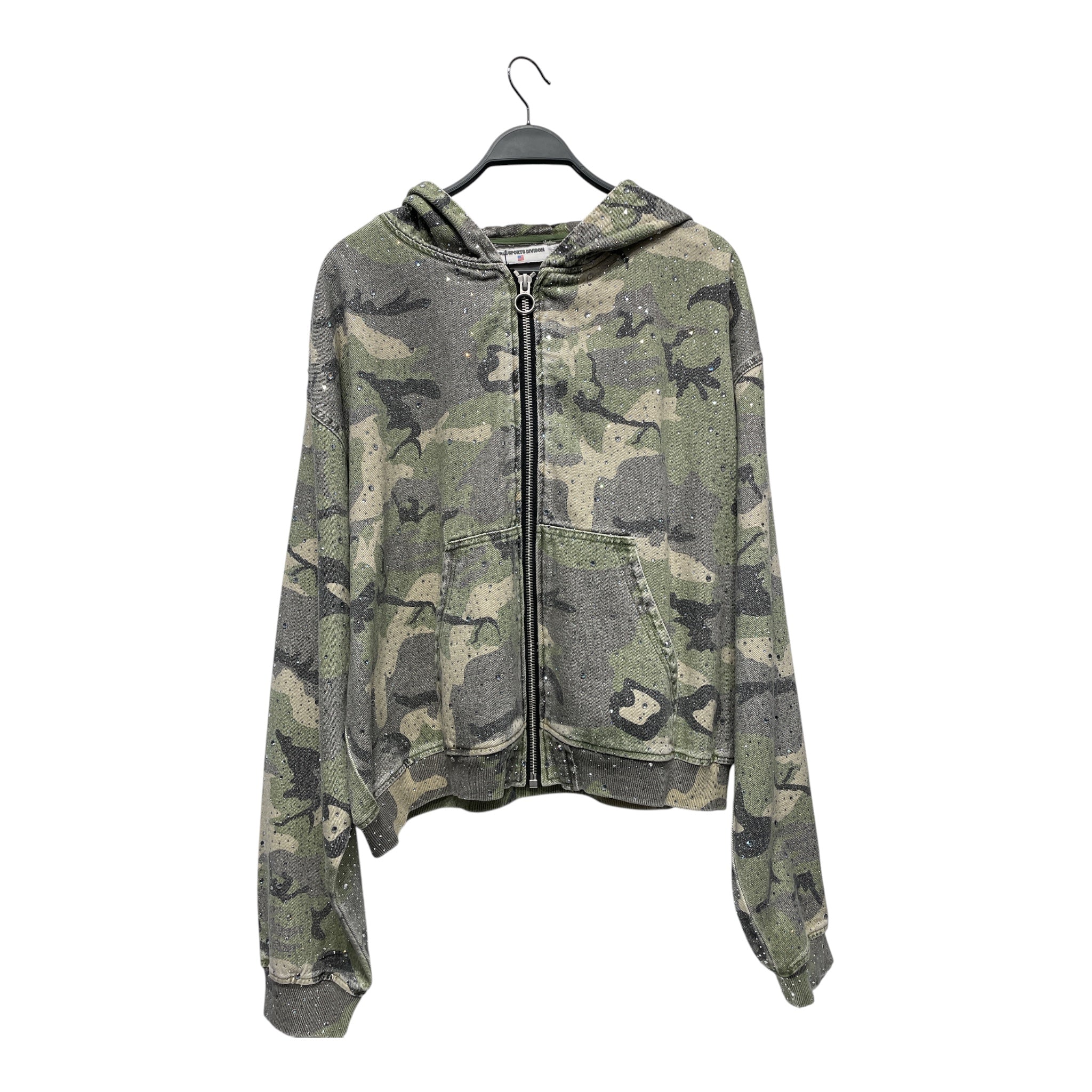 Vale/Hoodie/XXL/Camouflage/Cotton/GRN/CRYSTAL CAMO WORK view 1