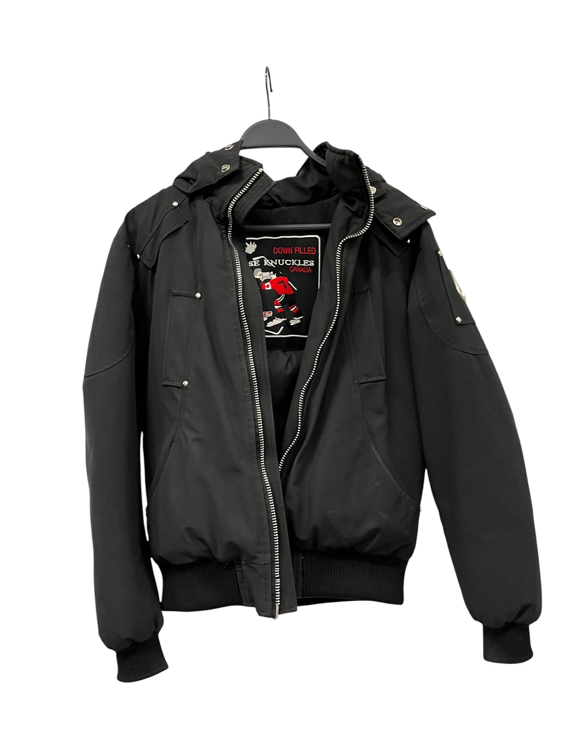 MOOSE KNUCKLES/Coat/S/Nylon/BLK/BALLISTIC BOMBER JACKET view 1