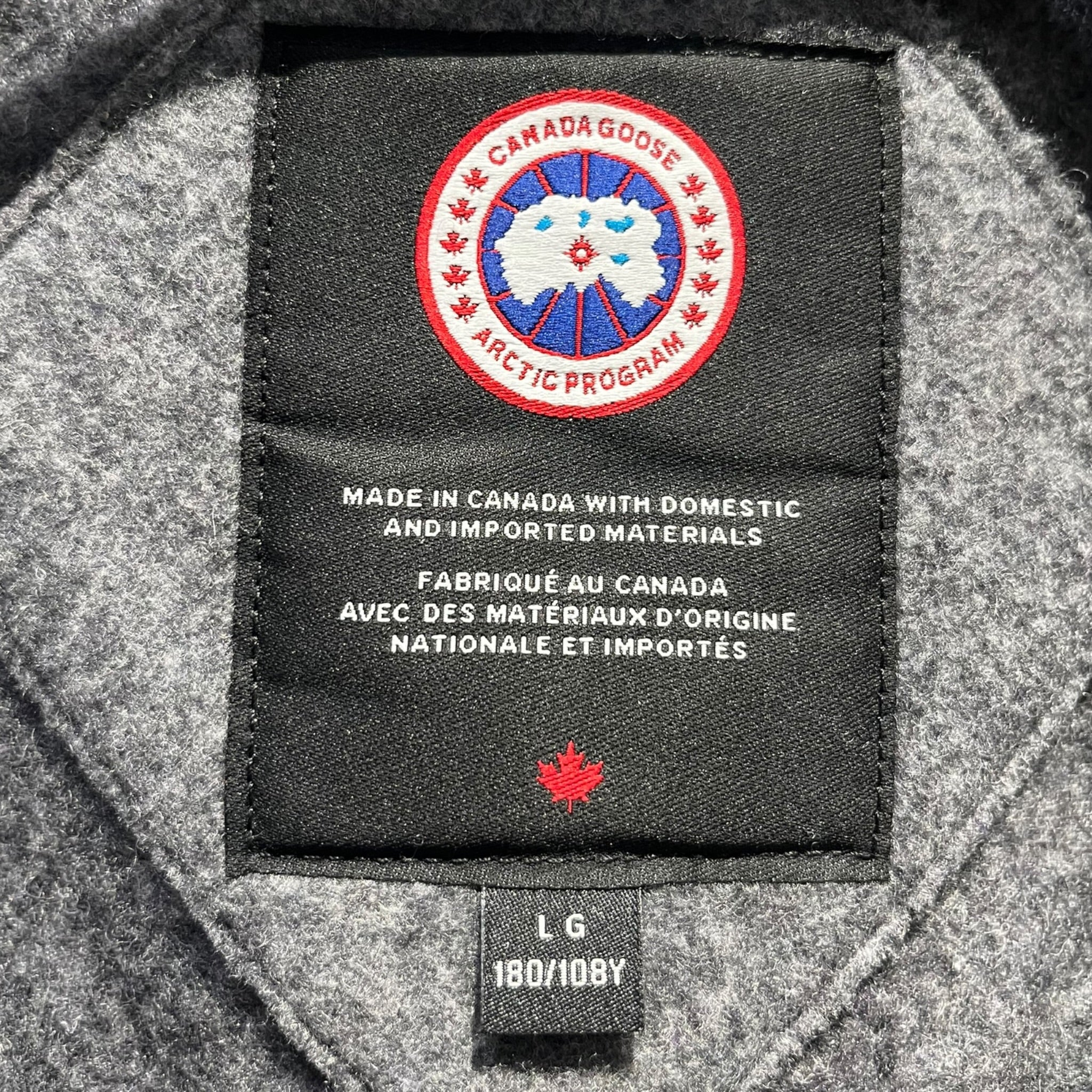 CANADA GOOSE/Fleece Jkt/L/GRY/Lawson Fleece view 3