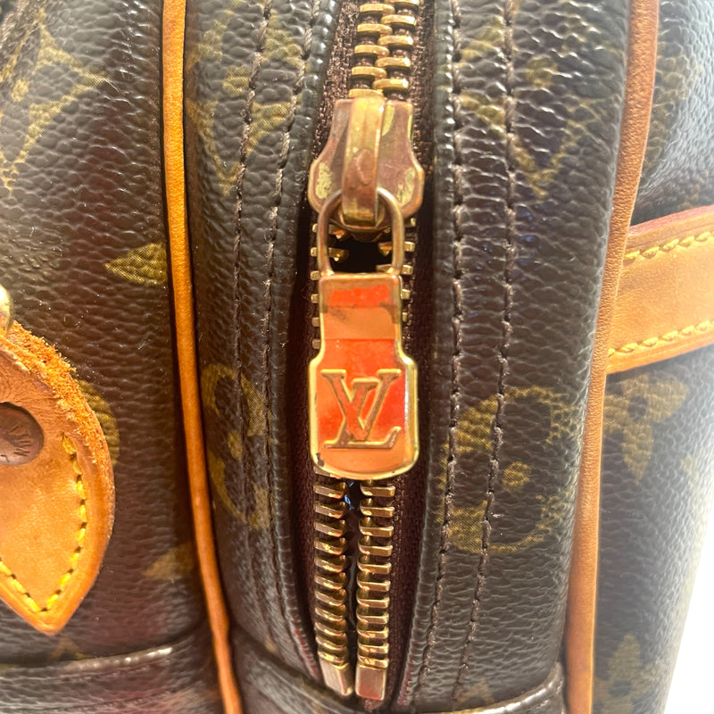 LOUIS VUITTON/Cross Body Bag/OS/Monogram/Leather/BRW/LV Monogram Reporter PM