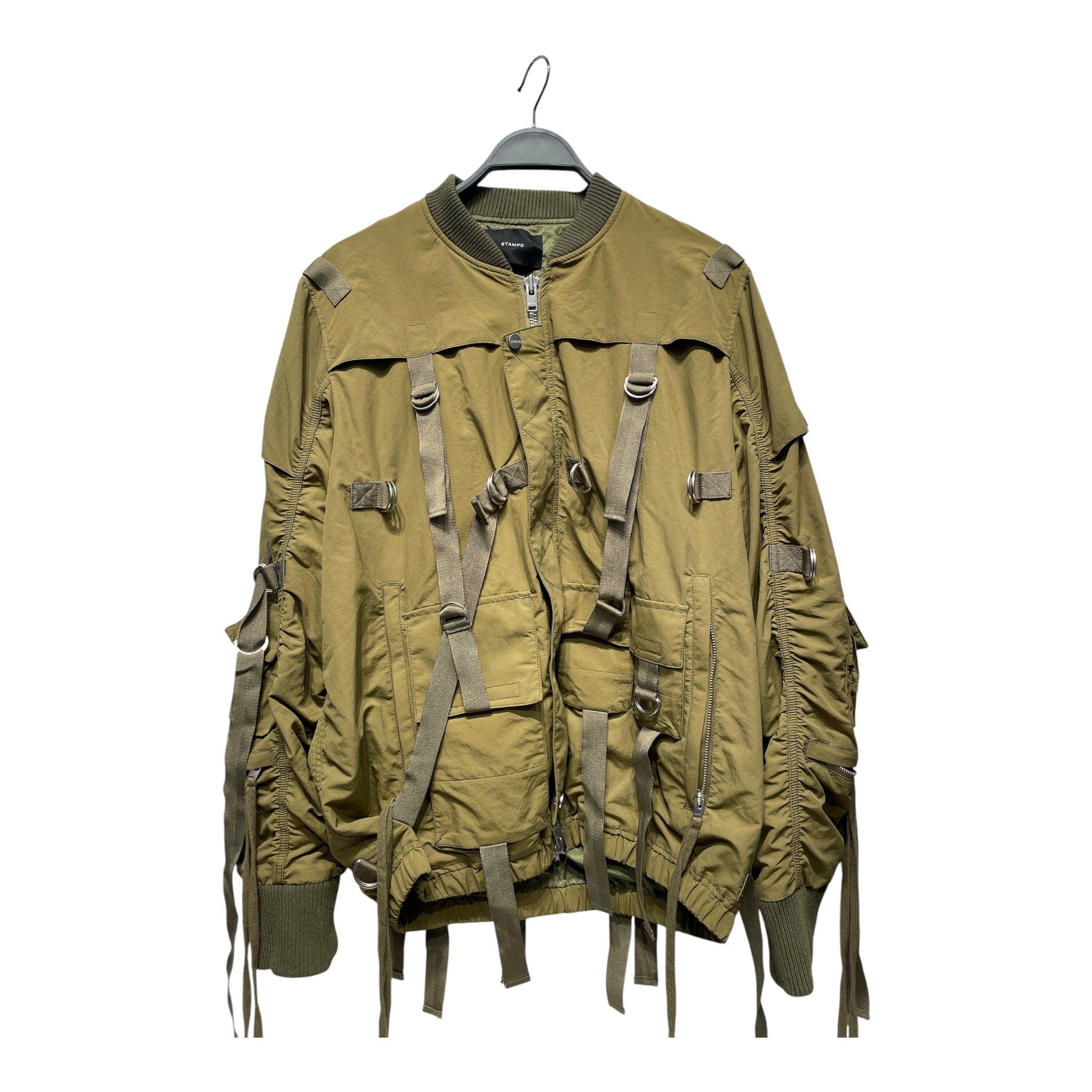 STAMPD/Jacket/XL/Nylon/GRN/STRAP BOMBER view 1