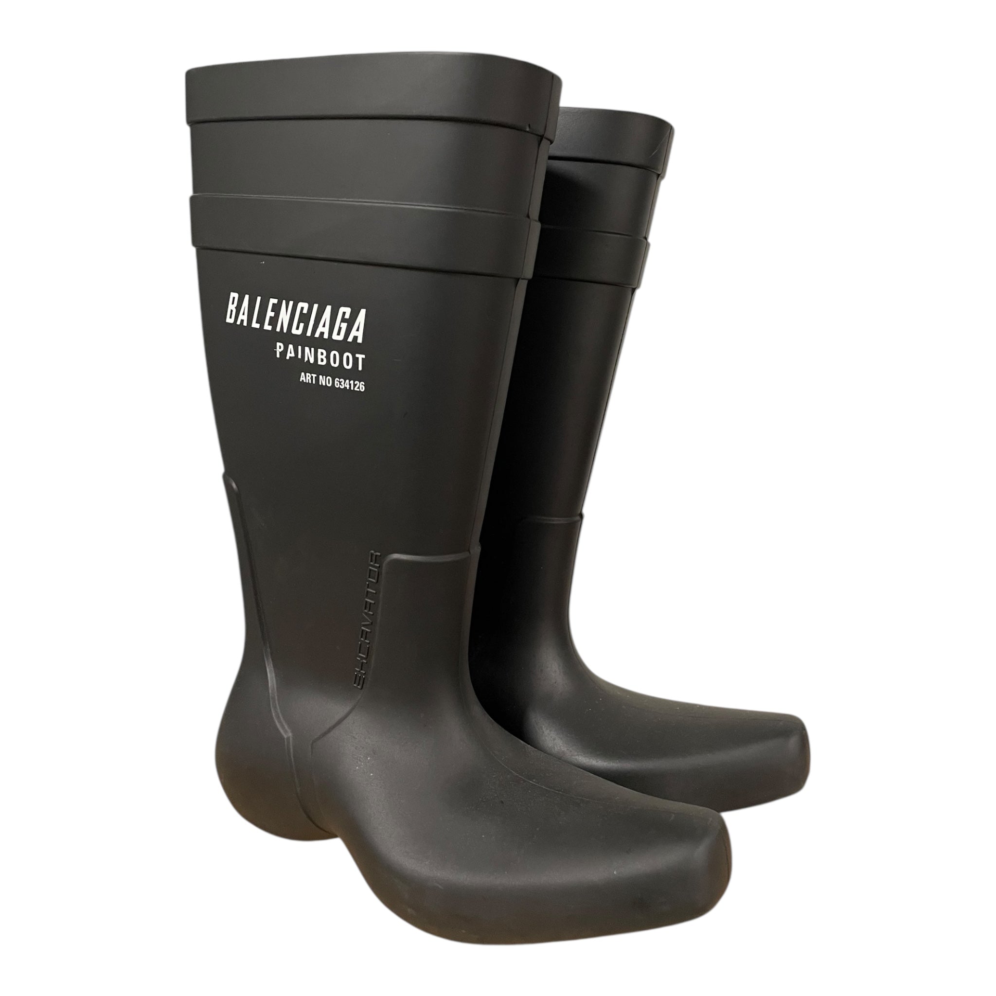 BALENCIAGA/Boots/EU 44/BLK/RAINBOOT view 1