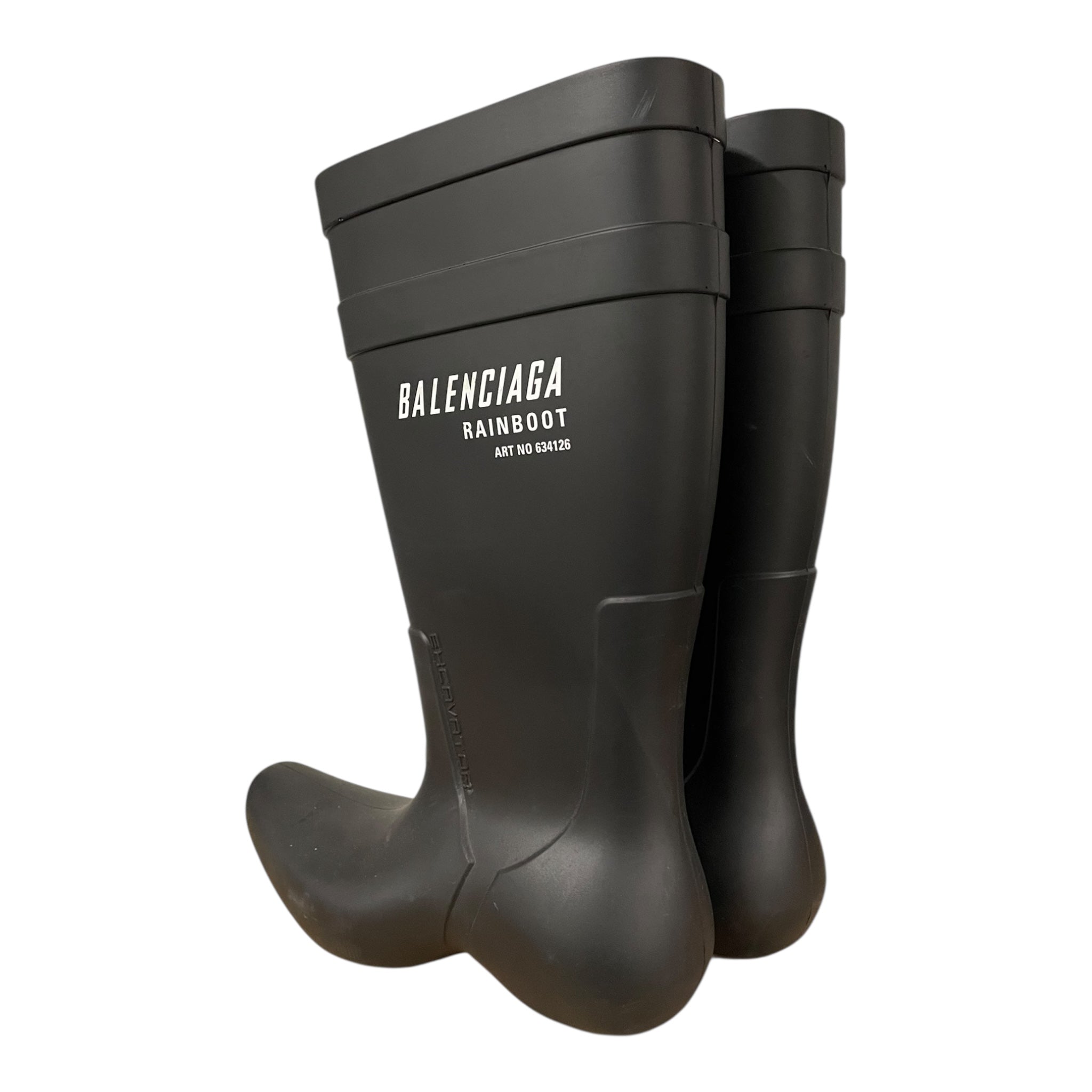 BALENCIAGA/Boots/EU 44/BLK/RAINBOOT view 2
