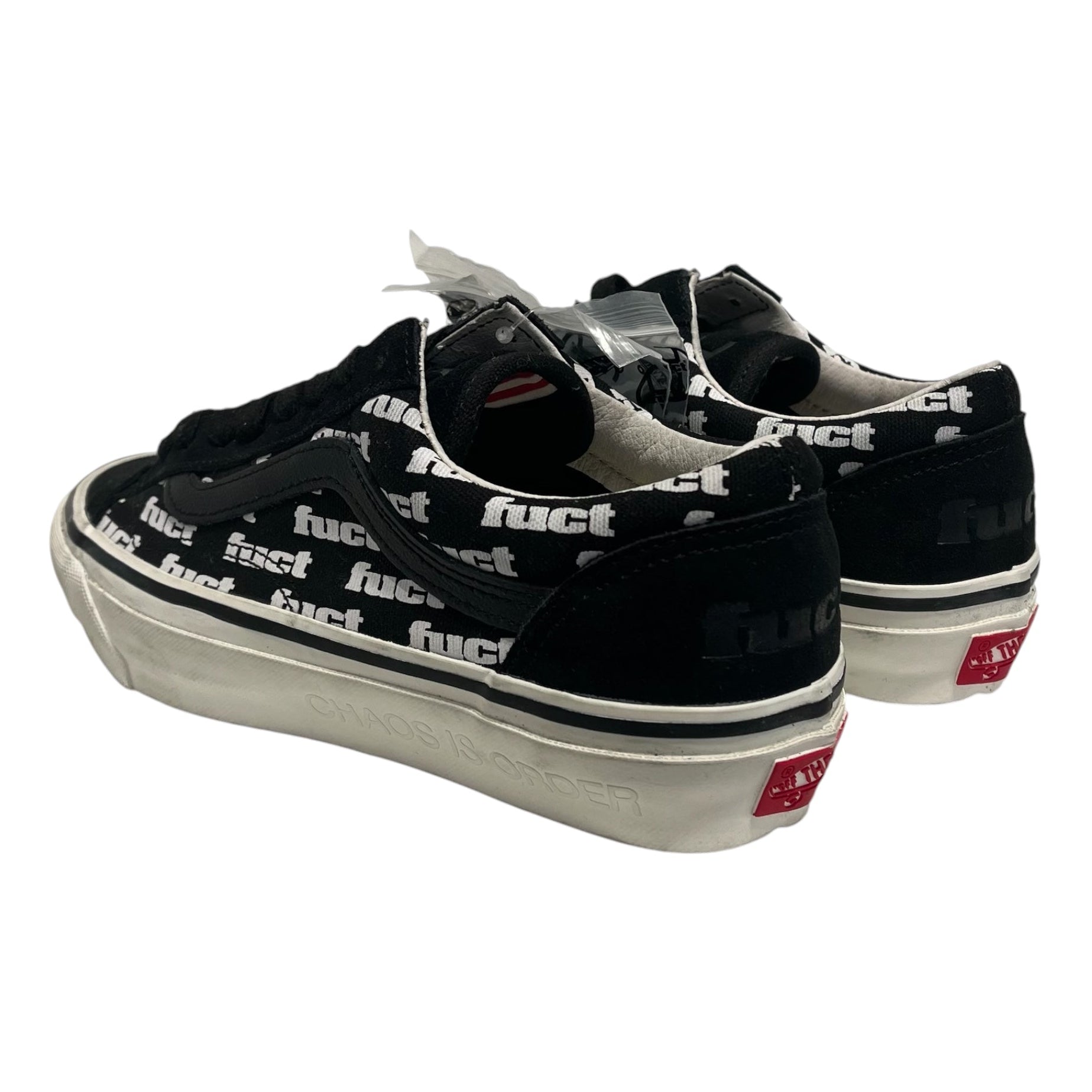 FUCT/Low-Sneakers/US 6.5/Cotton/BLK/ view 2