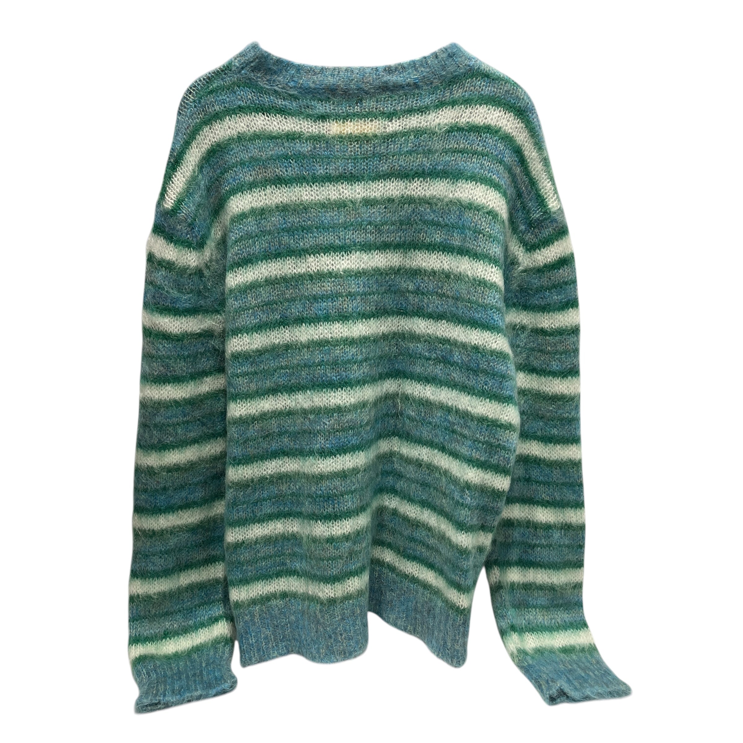 MARNI/Sweater/XL/Stripe/Wool/GRN/MOHAIR STRIPED KNIT SWEATER view 2