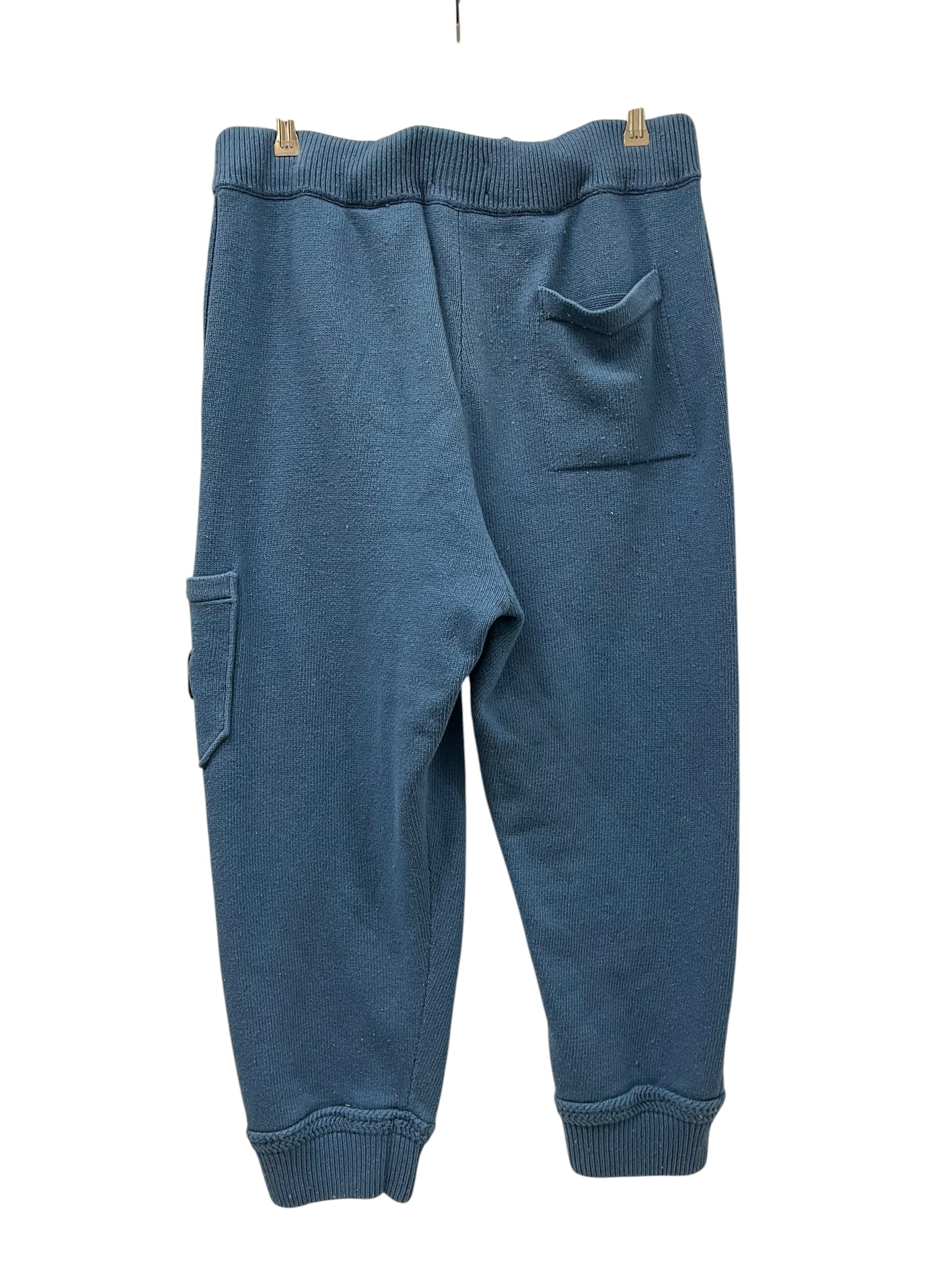 STONE ISLAND/Straight Pants/XL/Cotton/BLU/Joggers/KNIT SWEATPANTS view 2