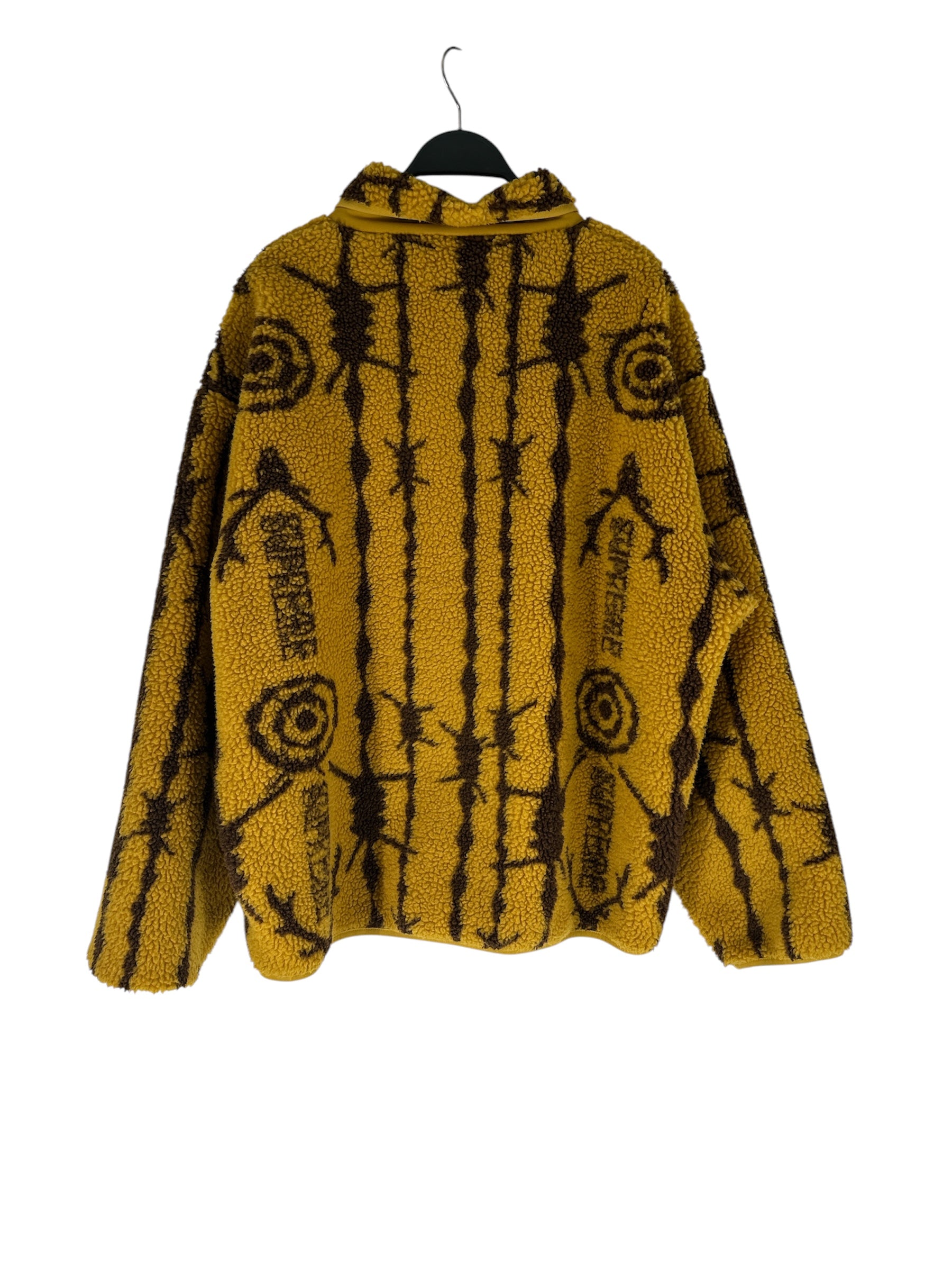 Supreme/South2 West8(S2W8)/Jacket/L/Polyester/GLD/All Over Print/BROWN SWRL/ LINES view 2