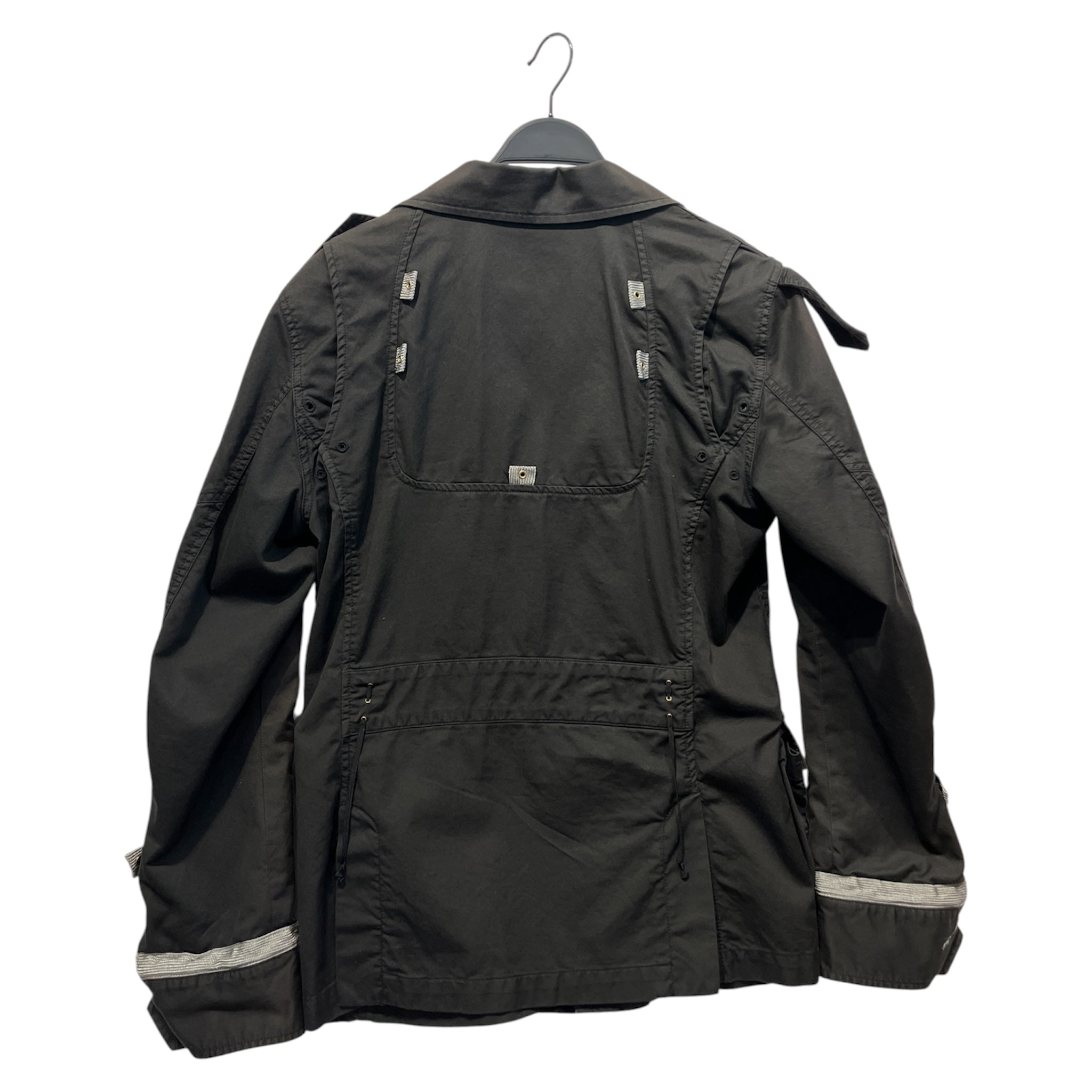DIESEL/Military Jkt/M/Cotton/GRY/diesel millitary jacket view 2
