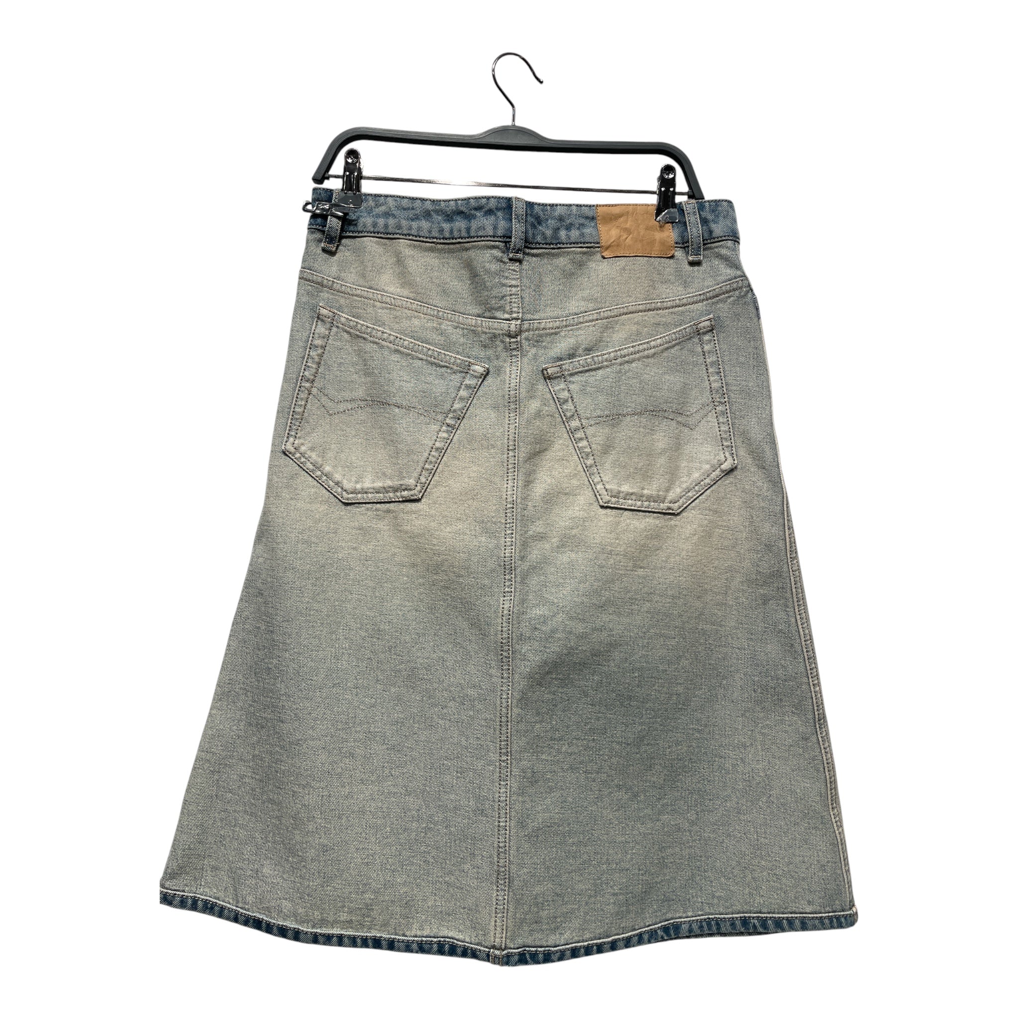 BALENCIAGA/Skirt/38/Denim/IDG/Midi Length/LIGHT WASH KHK TAG view 2