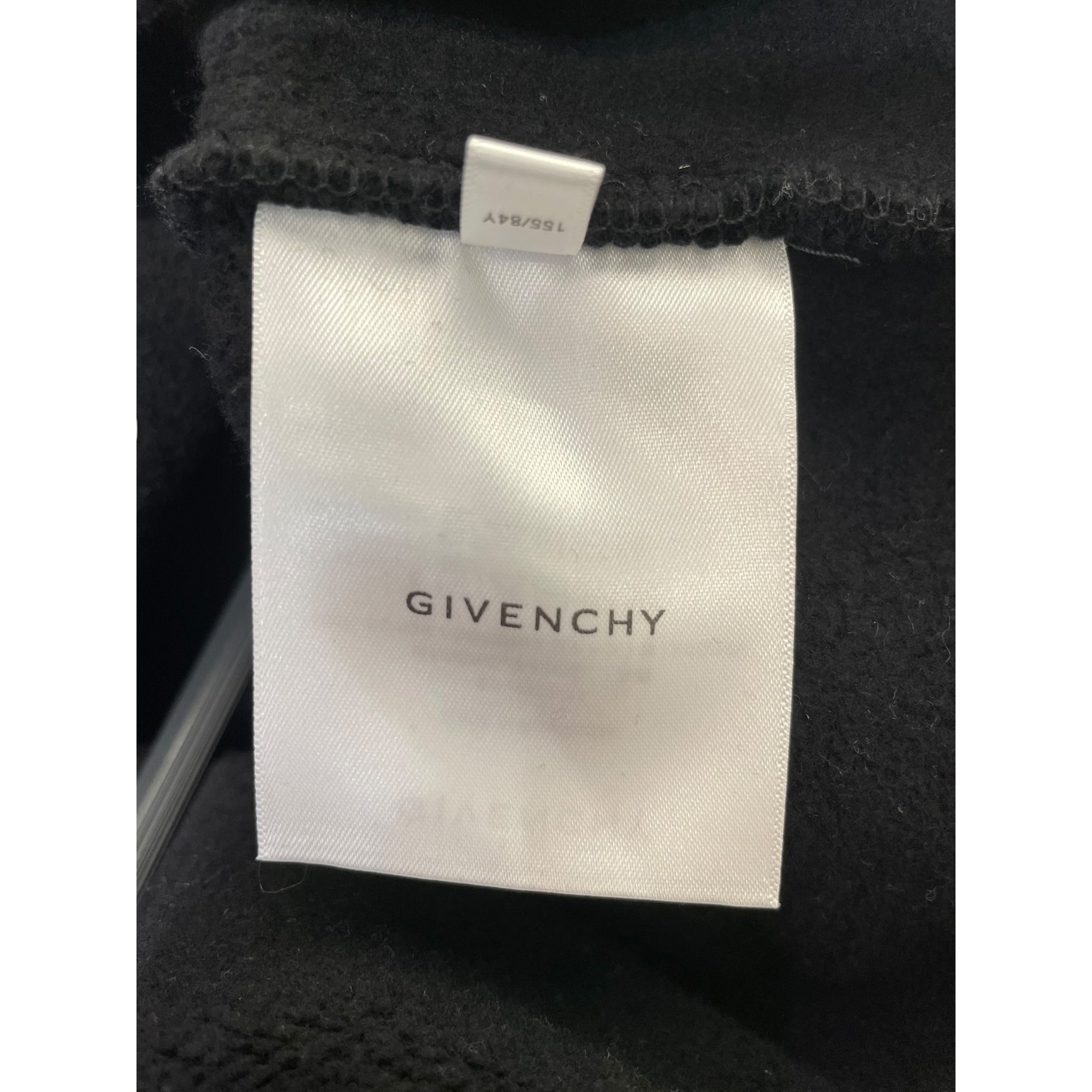 GIVENCHY/Hoodie/XS/Cotton/BLK/cropped w/ embroidered logo view 5
