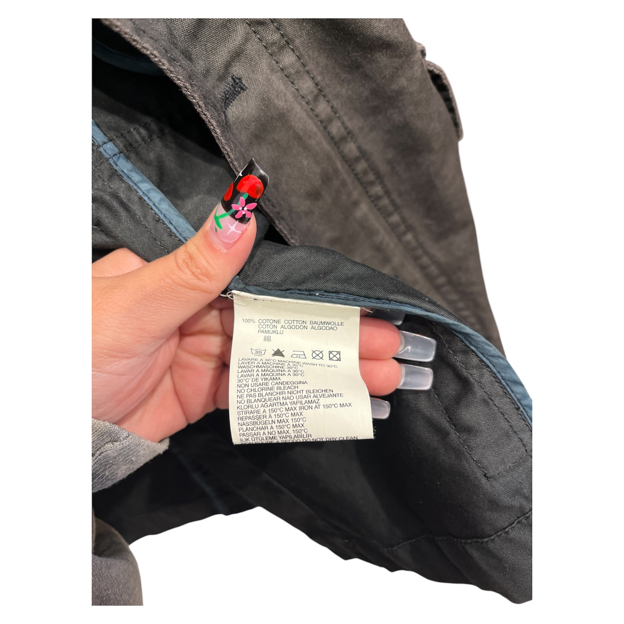 DIESEL/Military Jkt/M/Cotton/GRY/diesel millitary jacket view 4
