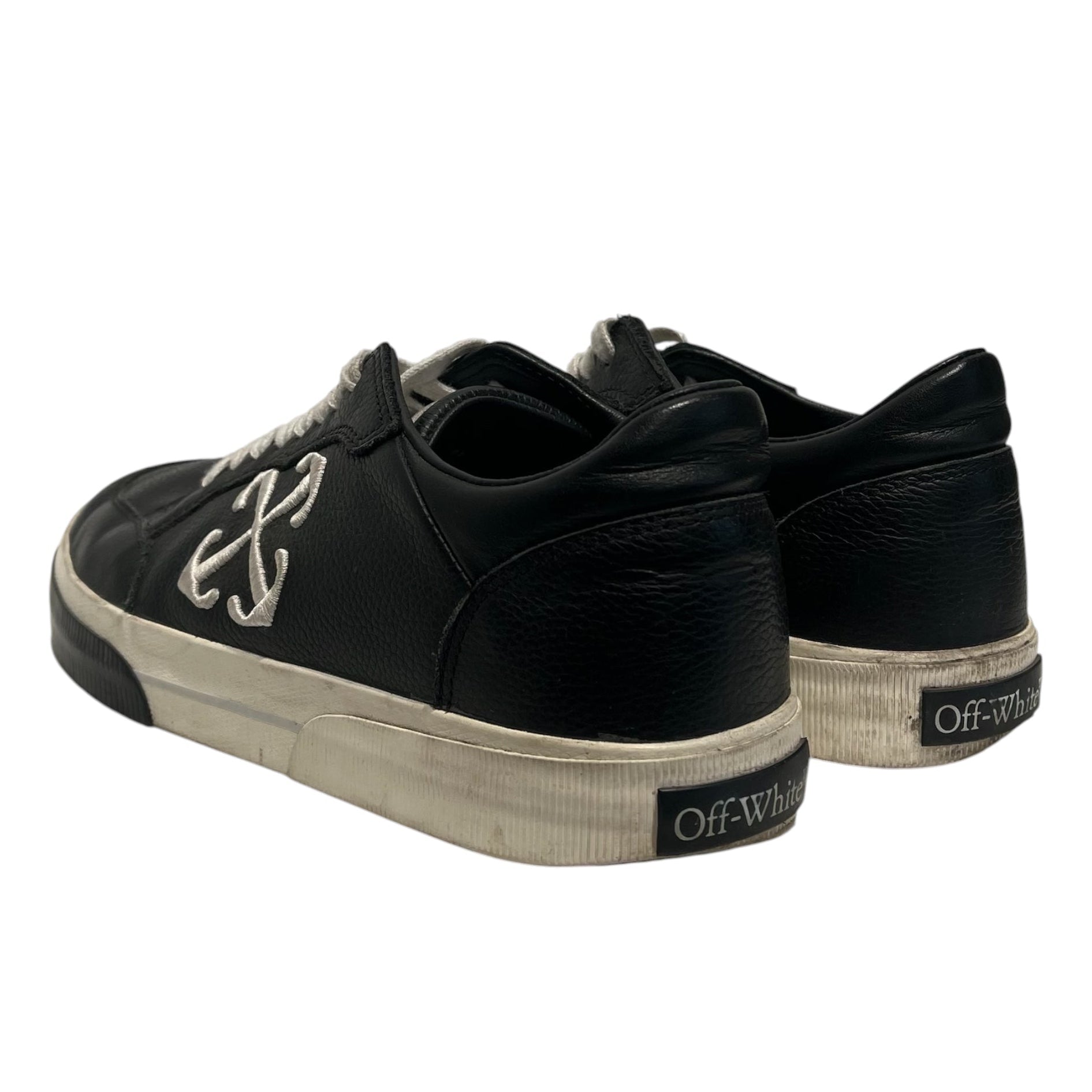 OFF-WHITE/Low-Sneakers/US 9/Leather/BLK/ view 2