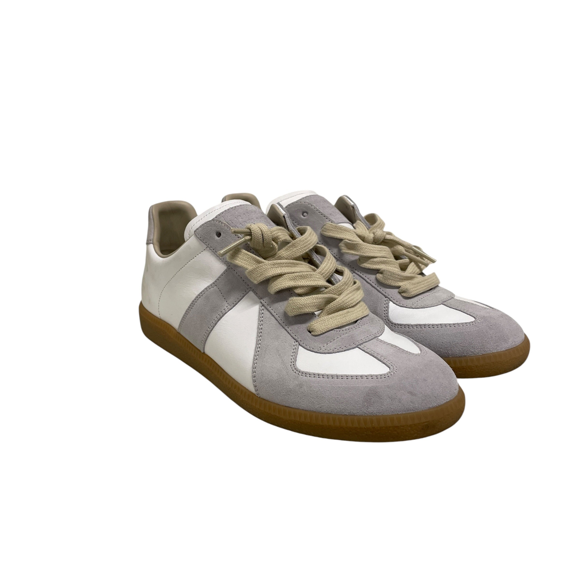 Maison Margiela/Low-Sneakers/US 9/Leather/WHT/white lowtop repliCA view 1