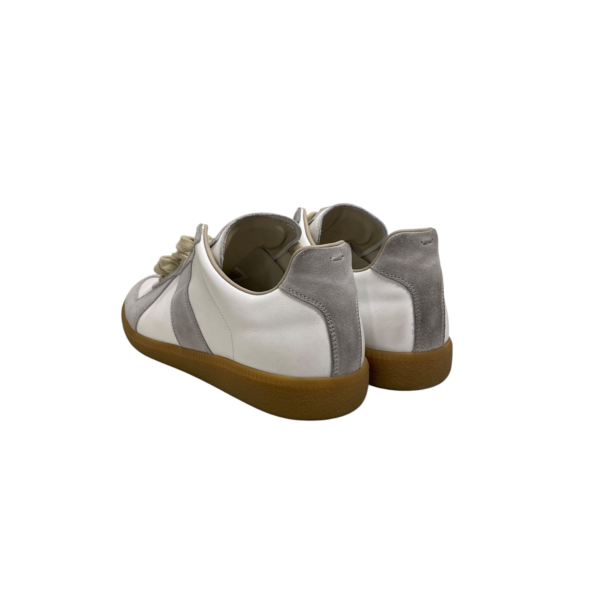 Maison Margiela/Low-Sneakers/US 9/Leather/WHT/white lowtop repliCA view 2