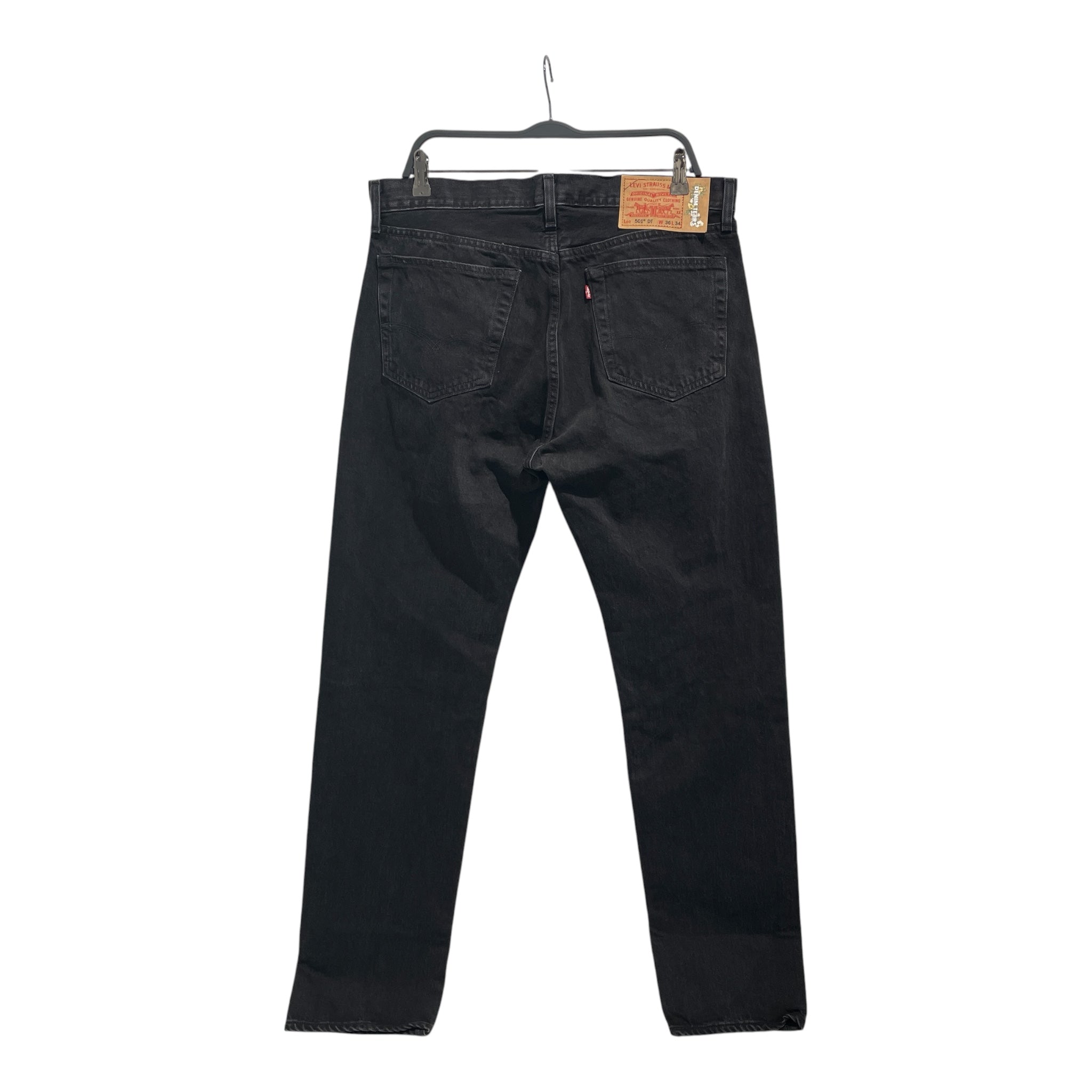 DENIM TEARS/Pants/36/Cotton/BLK/plain jane blk view 2