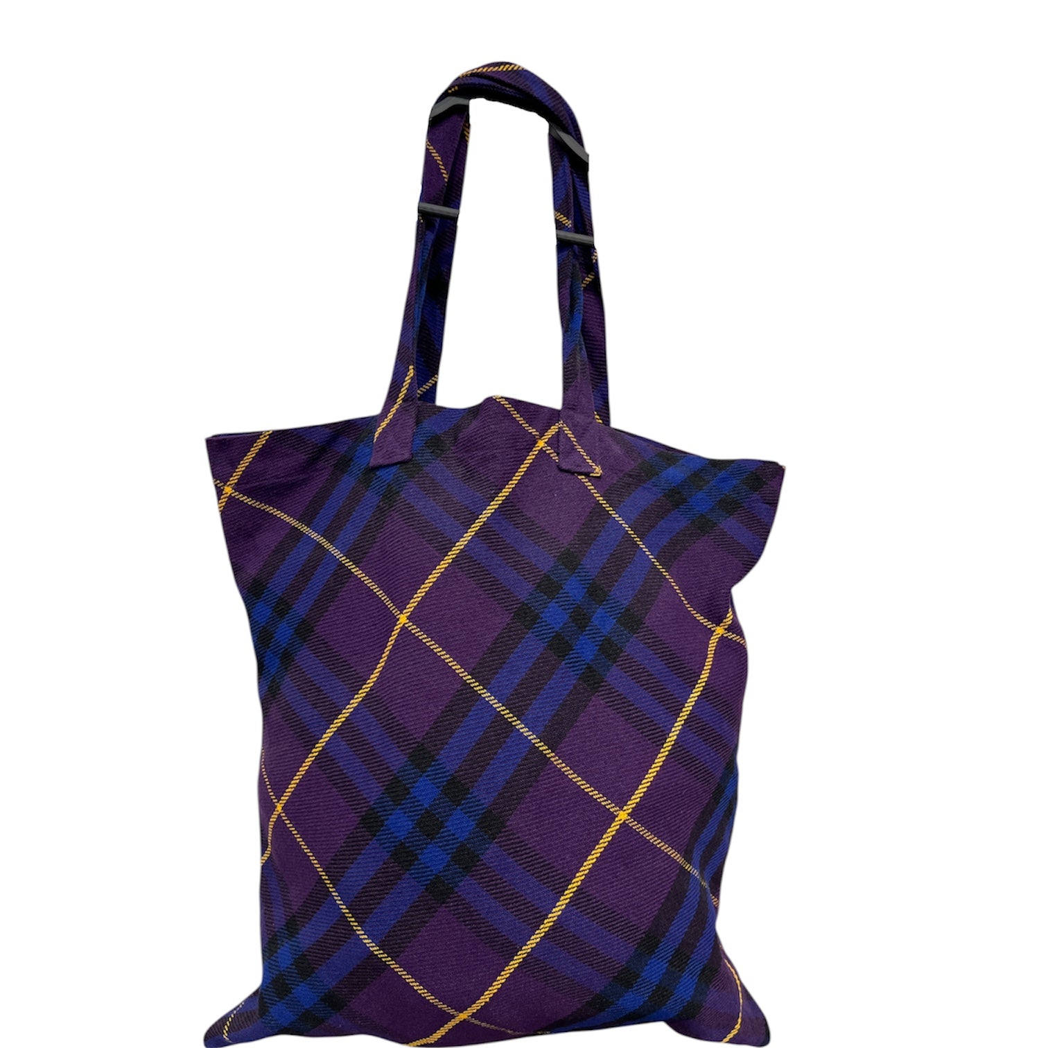 BURBERRY LONDON/Tote Bag/Plaid/Cotton/PPL/plaid burberry tote view 2