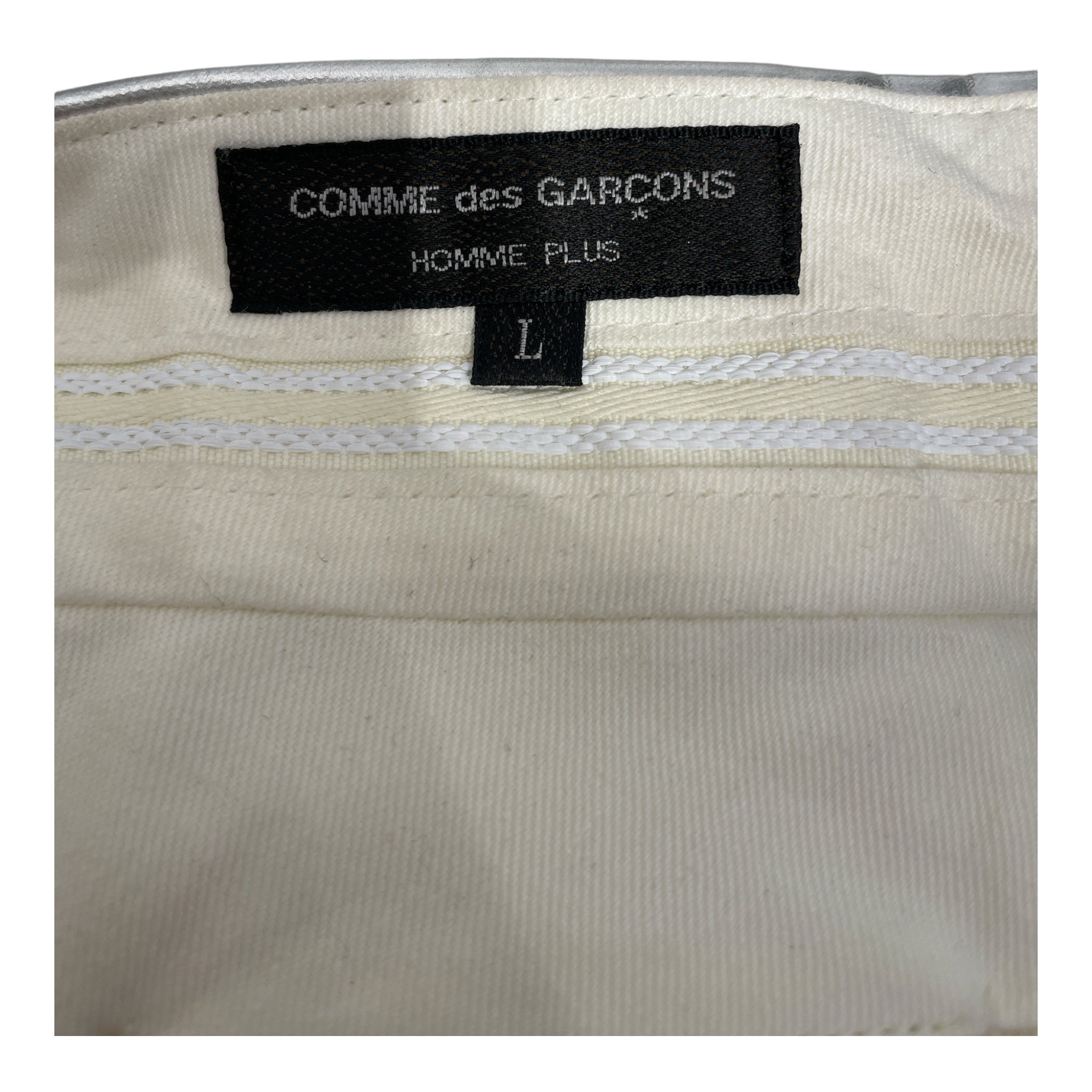 COMME des GARCONS HOMME PLUS/Shorts/L/SLV/METALLIC SHORTS view 3