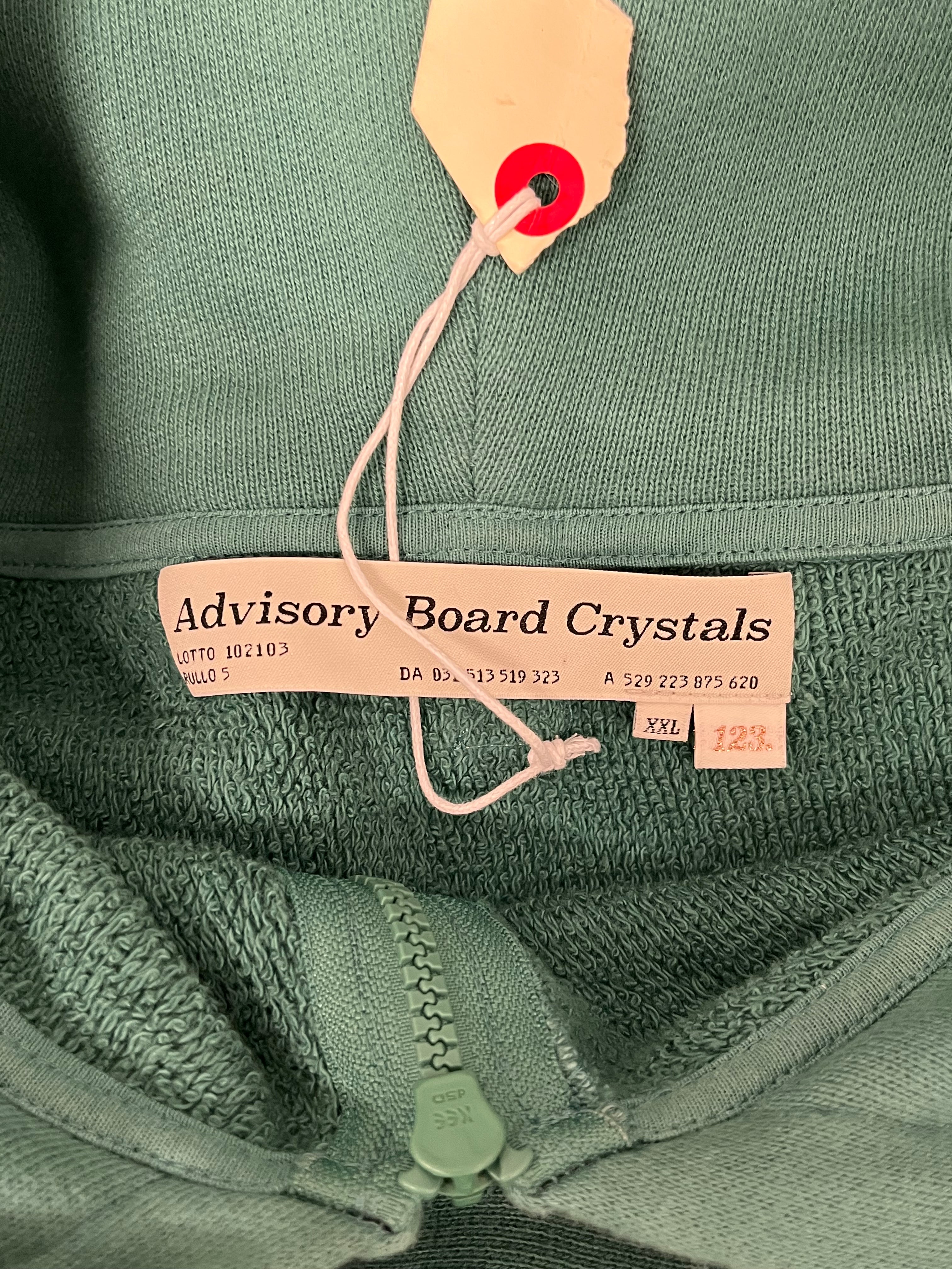 Advisory Board Crystals/Zip Up Hoodie/XXL/Cotton/GRN/CHAIN STICH ABC view 3