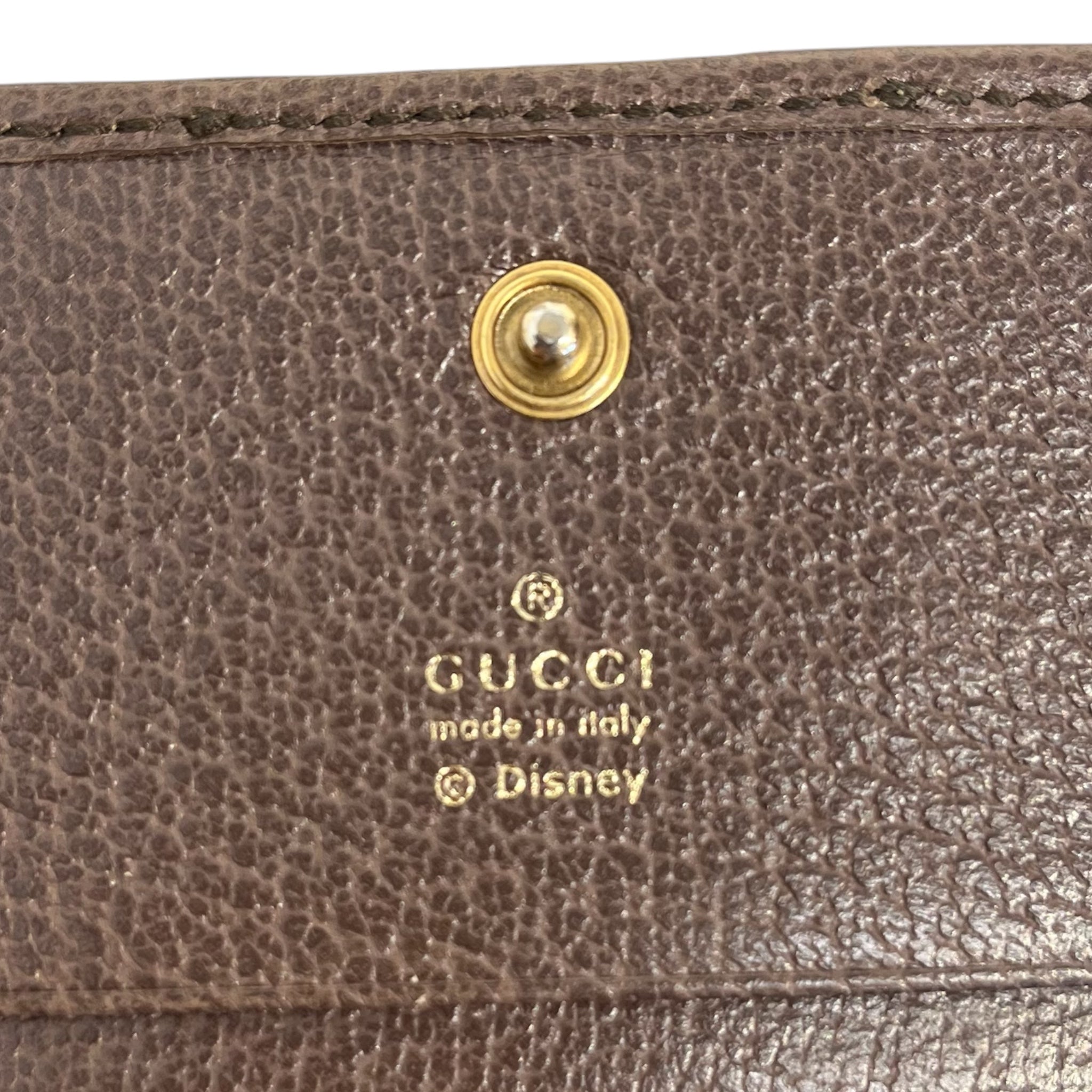 GUCCI/Wallet/Leather/BRW/L's/THREE LITTLE PIGS WALLET view 5
