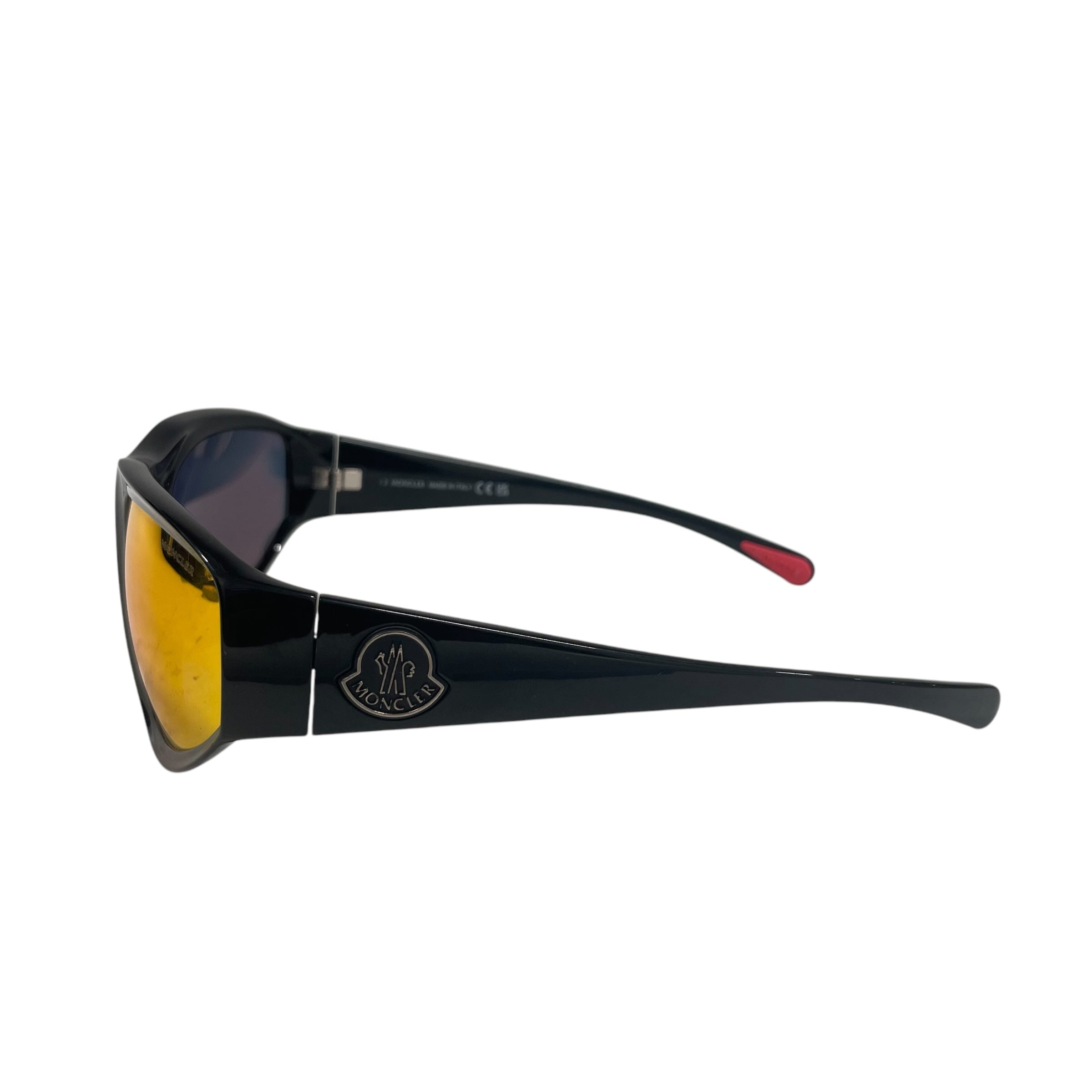 MONCLER/Sunglasses/Plastic/BLK/HOMBRE LENS view 3