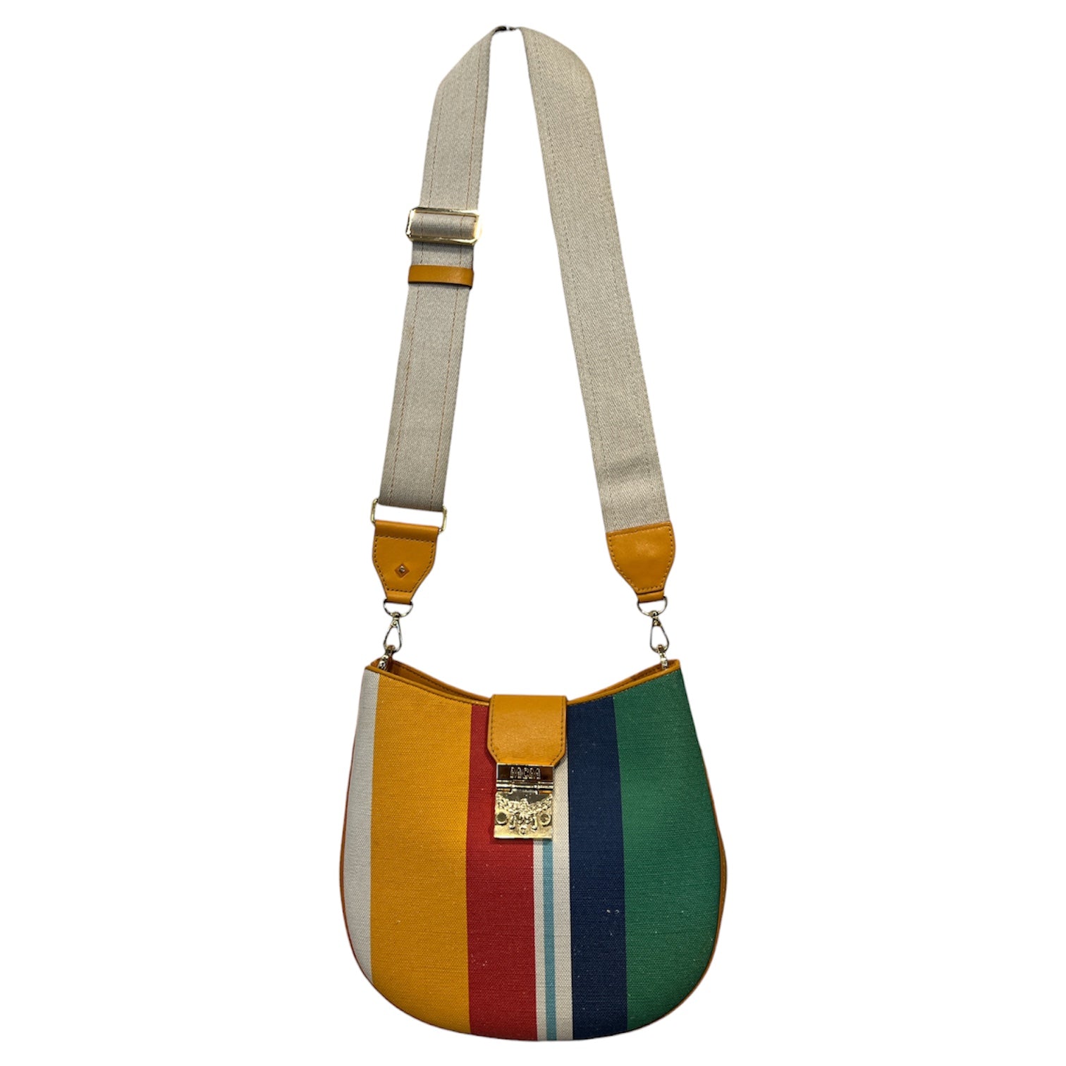 MCM/Cross Body Bag/Stripe/Cotton/MLT/STRIPES view 1