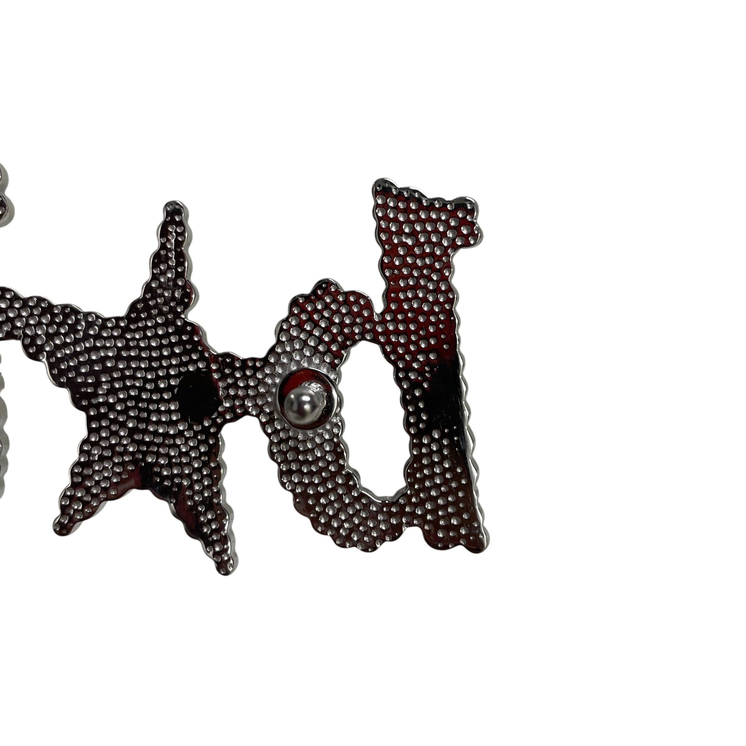 BELACARTES/Belt/Leather/WHT/M's/"B*LA" BUCKLE/STUDS view 3