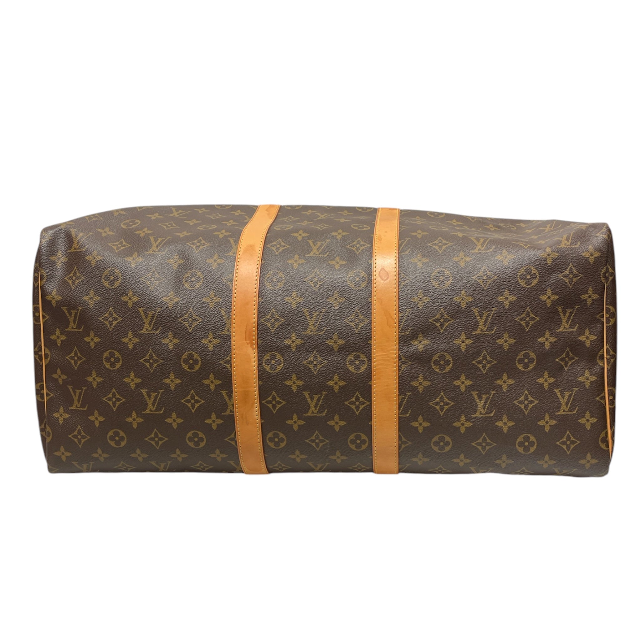 LOUIS VUITTON/Luggage/Monogram/Leather/BRW/KEEPALL 55 DUFFLE view 4