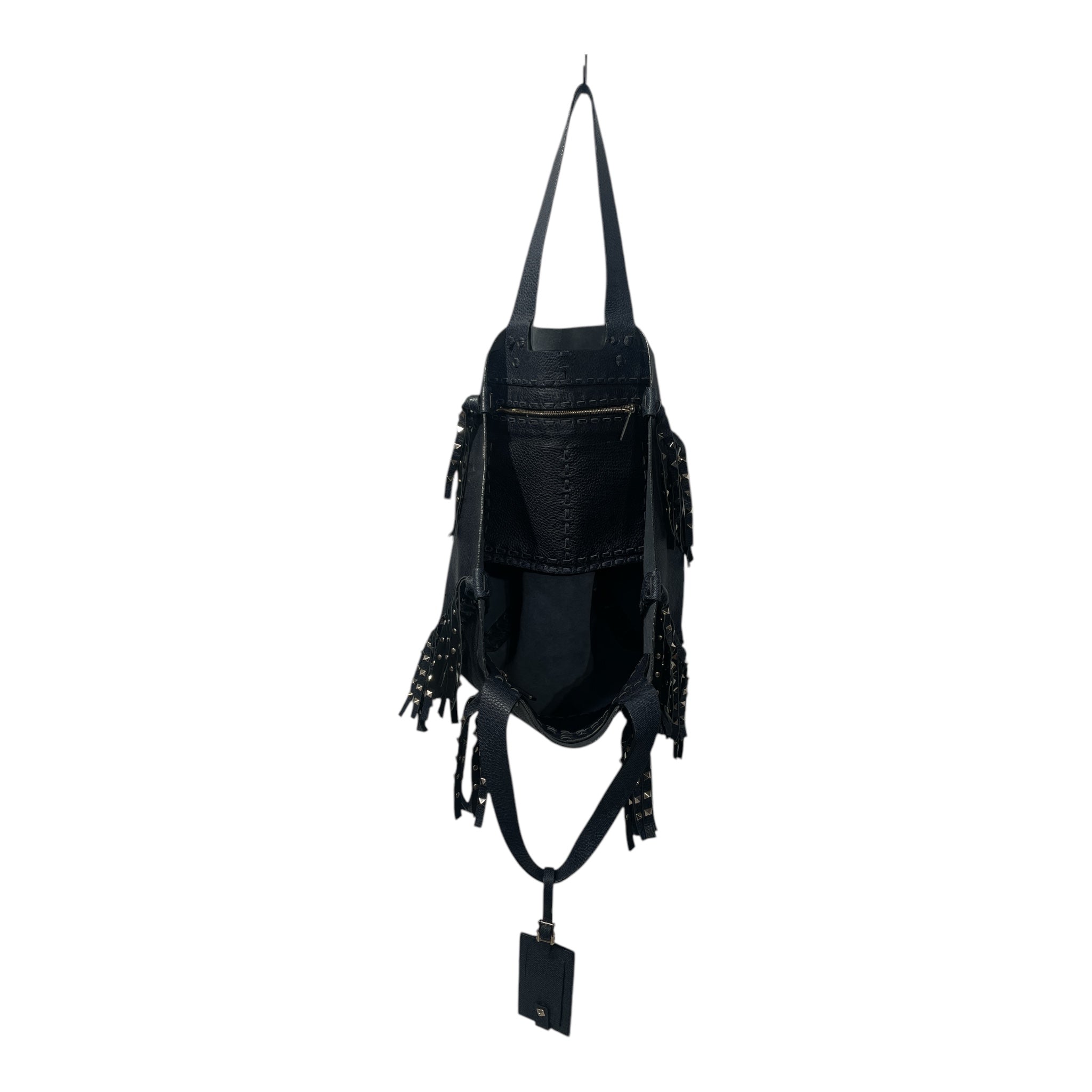 VALENTINO GARAVANI/Tote Bag/Leather/NVY/ view 3