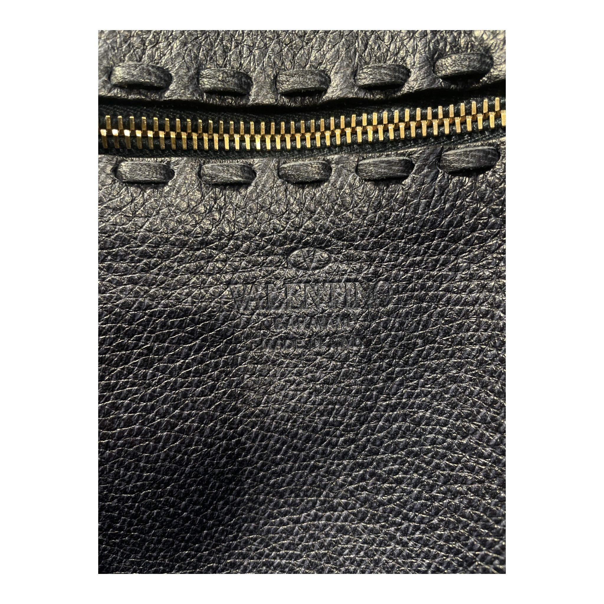 VALENTINO GARAVANI/Tote Bag/Leather/NVY/ view 7