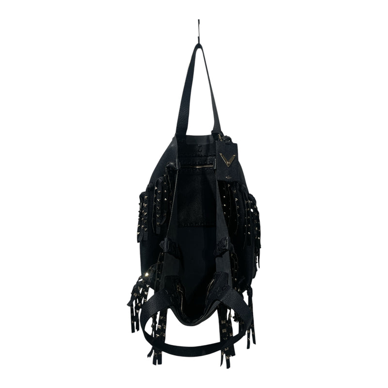 VALENTINO GARAVANI/Tote Bag/Leather/NVY/