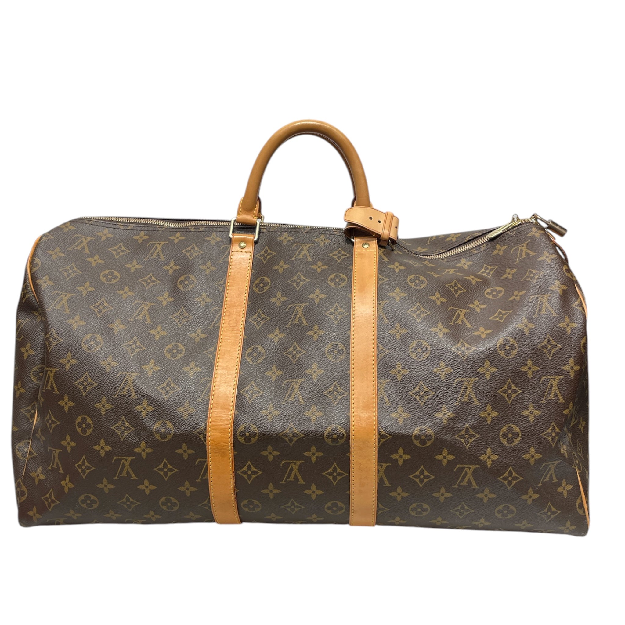 LOUIS VUITTON/Luggage/Monogram/Leather/BRW/KEEPALL 55 DUFFLE view 2