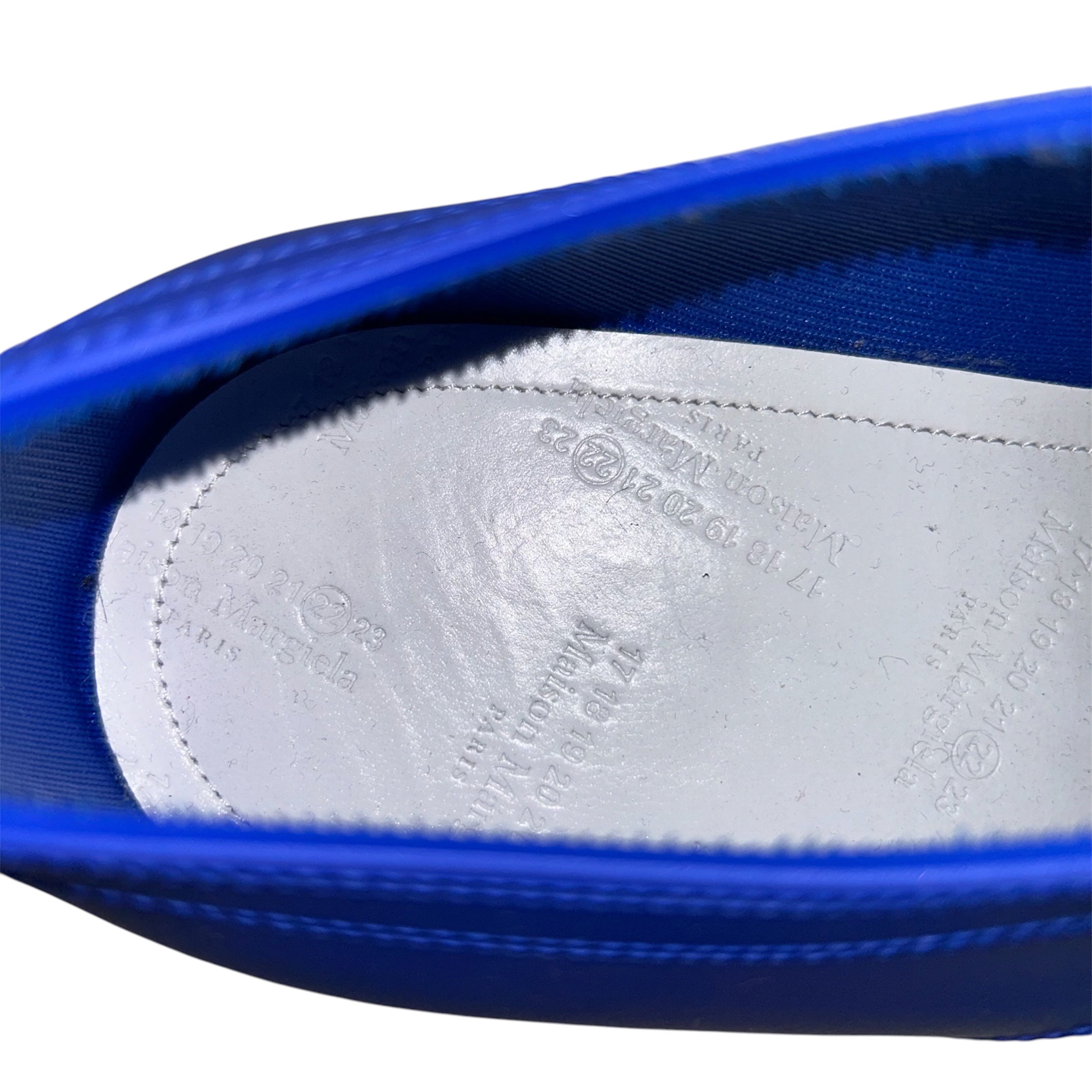 Maison Margiela/Loafers/EU 36/BLU/RUBBER TABI view 3
