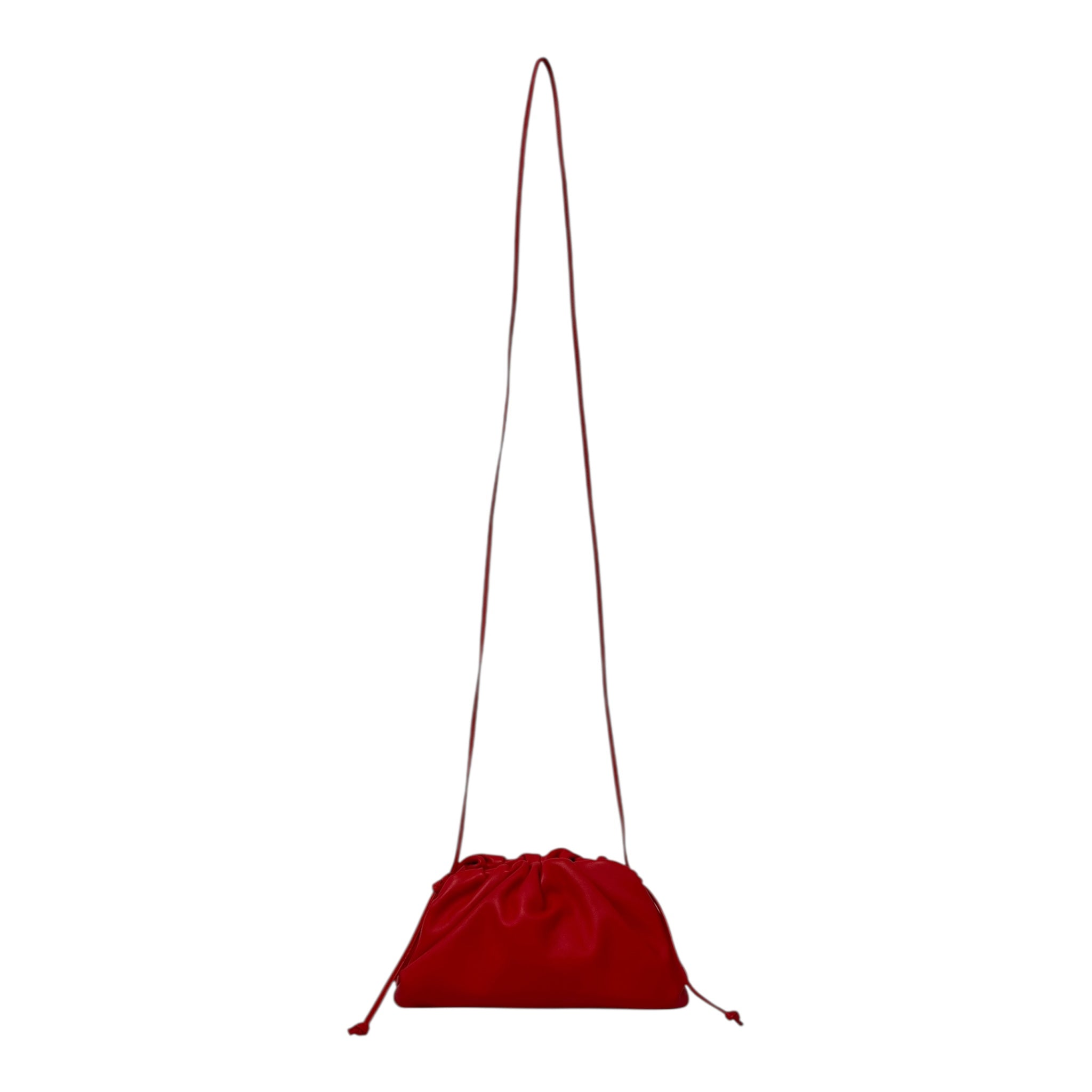 BOTTEGA VENETA/Cross Body Bag/Leather/RED/B09041729T MINI POUCH BUTTER view 1