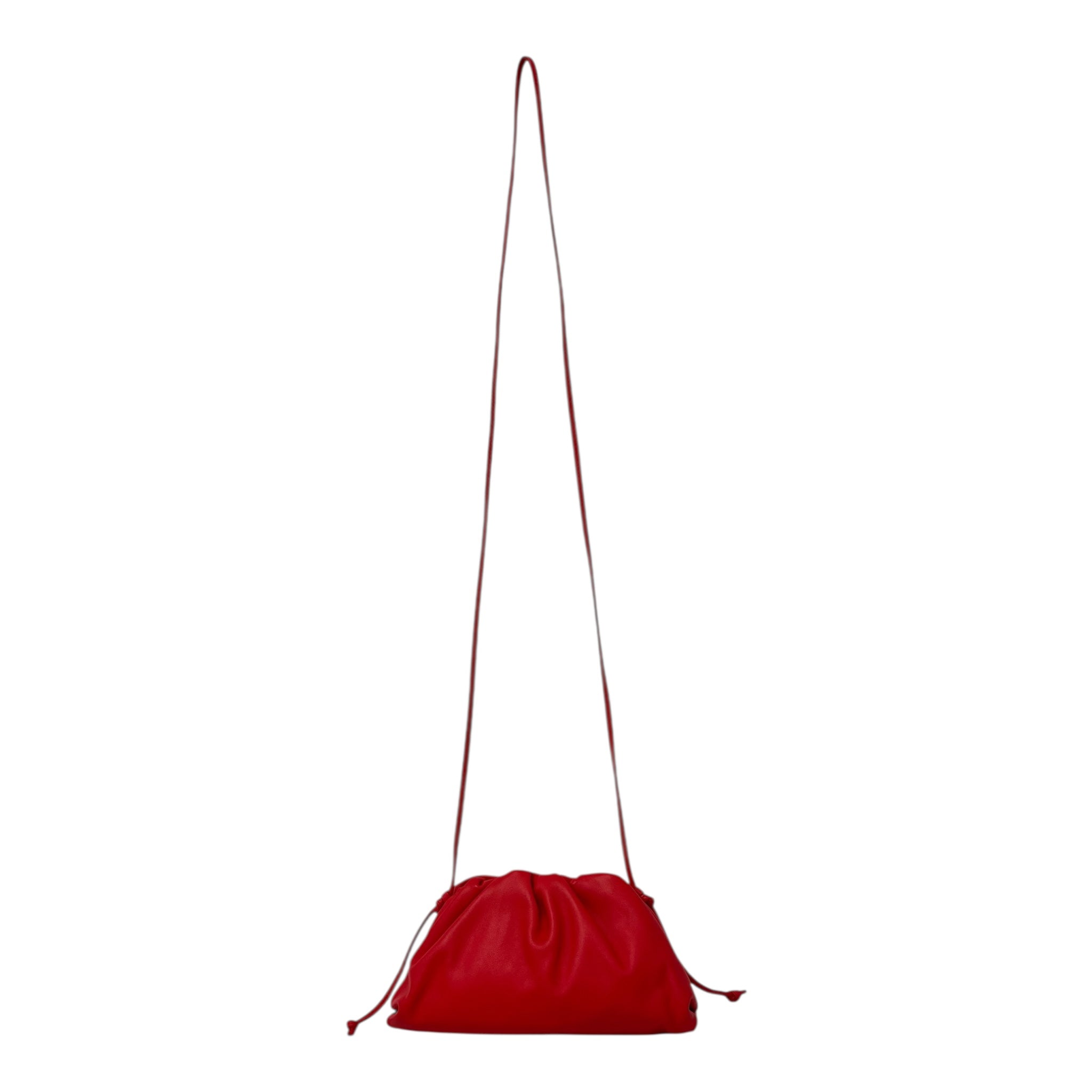 BOTTEGA VENETA/Cross Body Bag/Leather/RED/B09041729T MINI POUCH BUTTER view 2