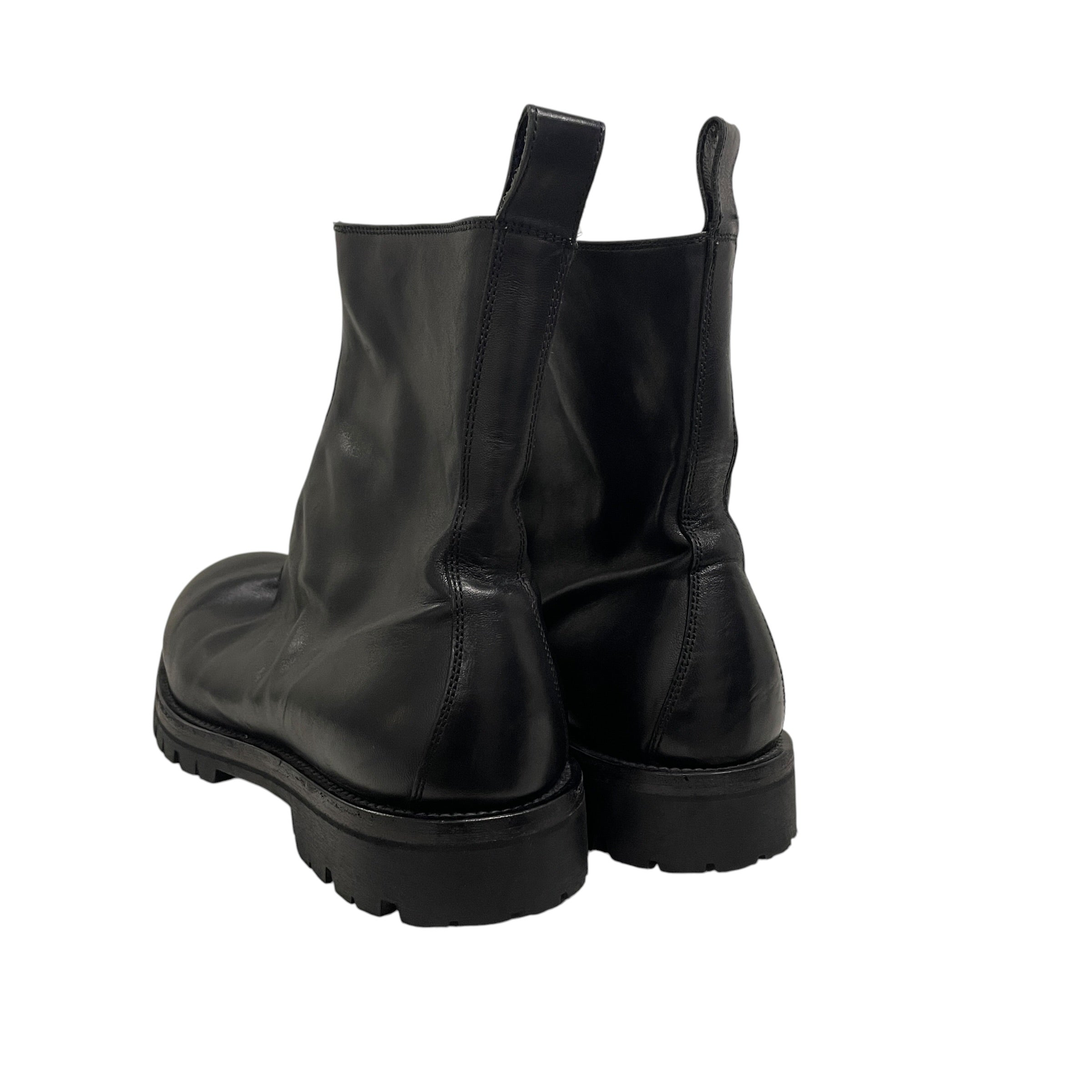 OFFICINE CREATIVE/vibram/Boots/US 13/Leather/BLK/FRONT ZIP view 2