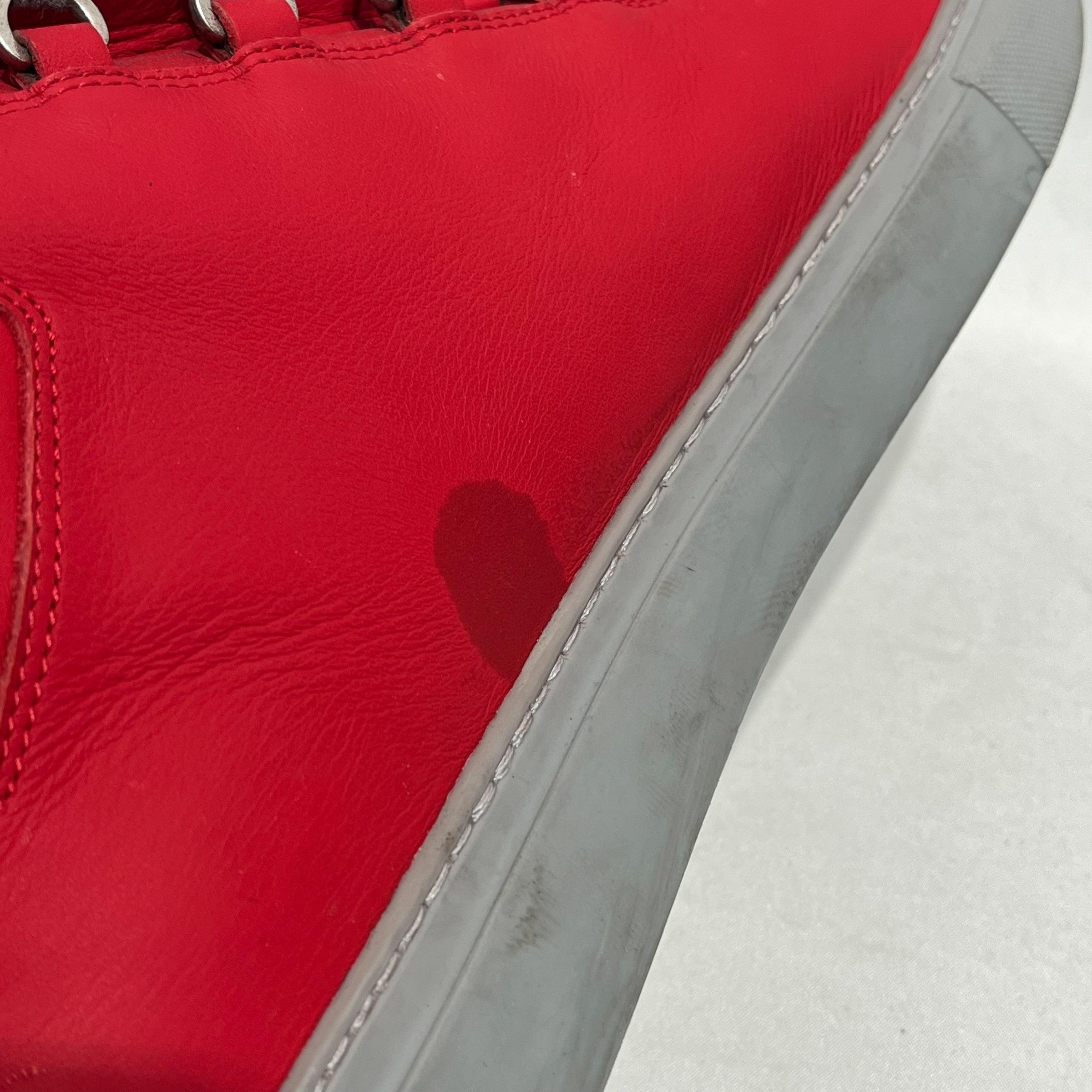 BALENCIAGA/Hi-Sneakers/US 13/Leather/RED/ARENAS view 6
