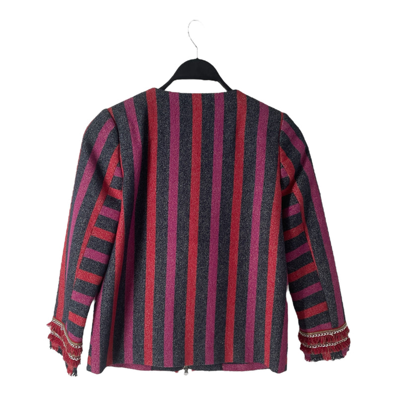 sacai luck/Tailored Jkt/3/Stripe/Cotton/MLT/CHAIN JKT