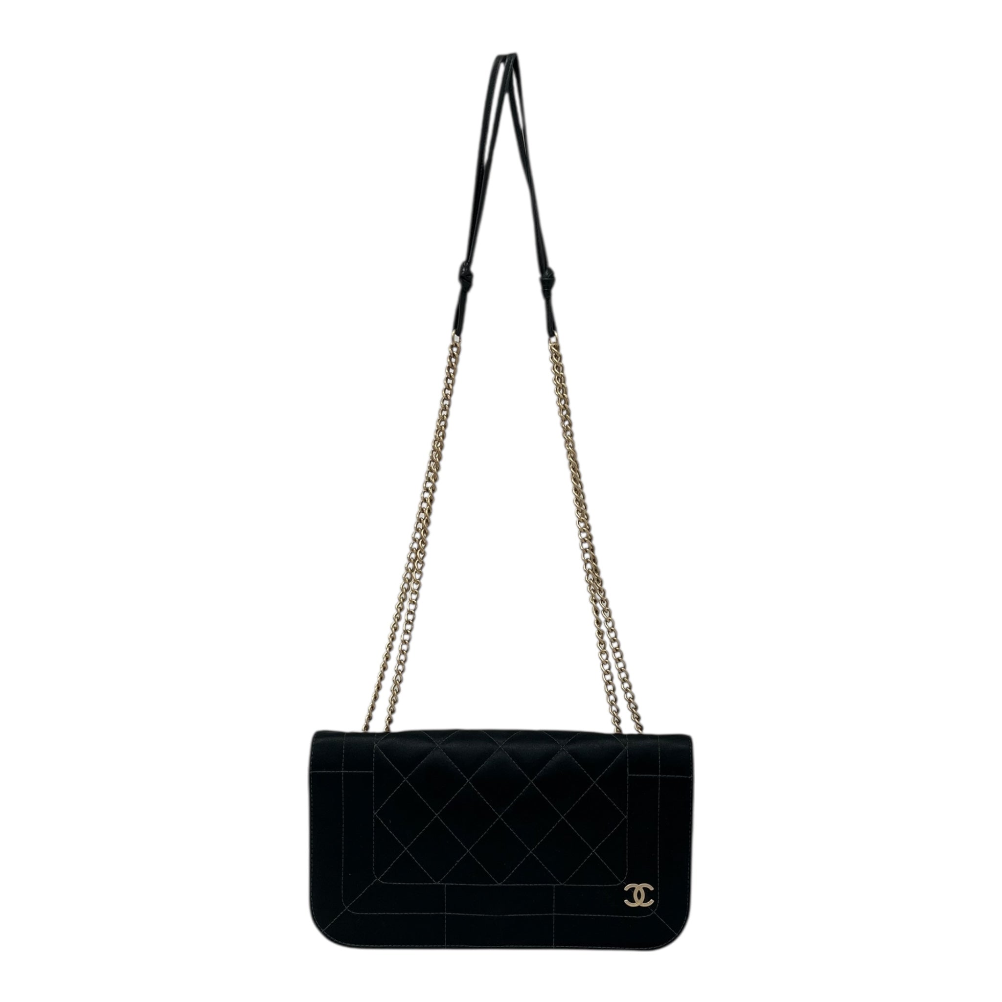 CHANEL/Hand Bag/Cotton/BLK/827946 ENTRUPY: WQJT8CV view 1